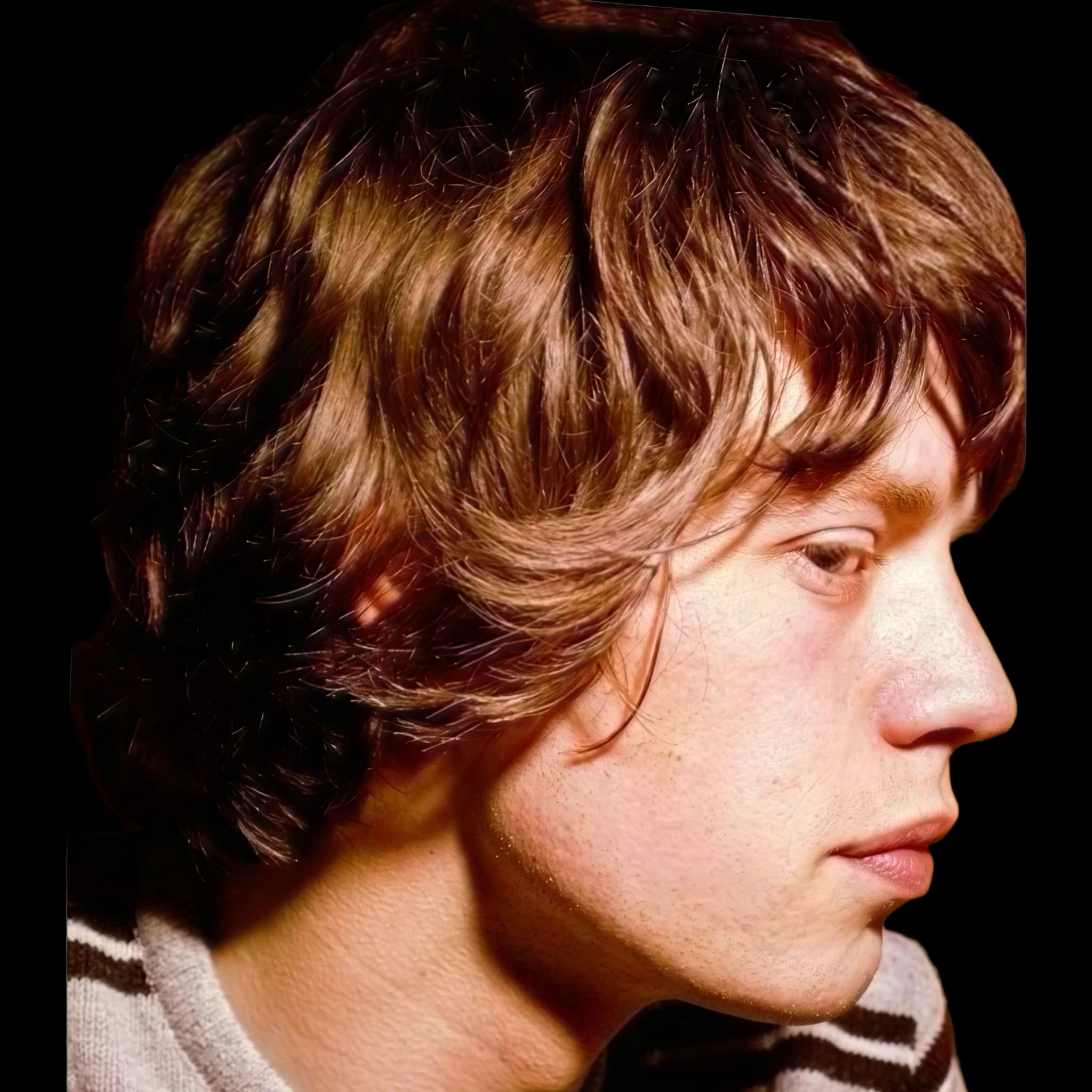Mick Jagger, side profile