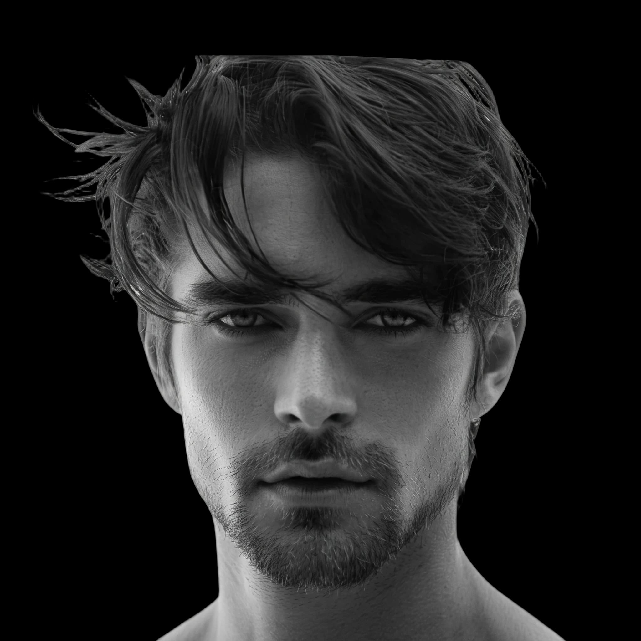 Mike Pishek, front profile