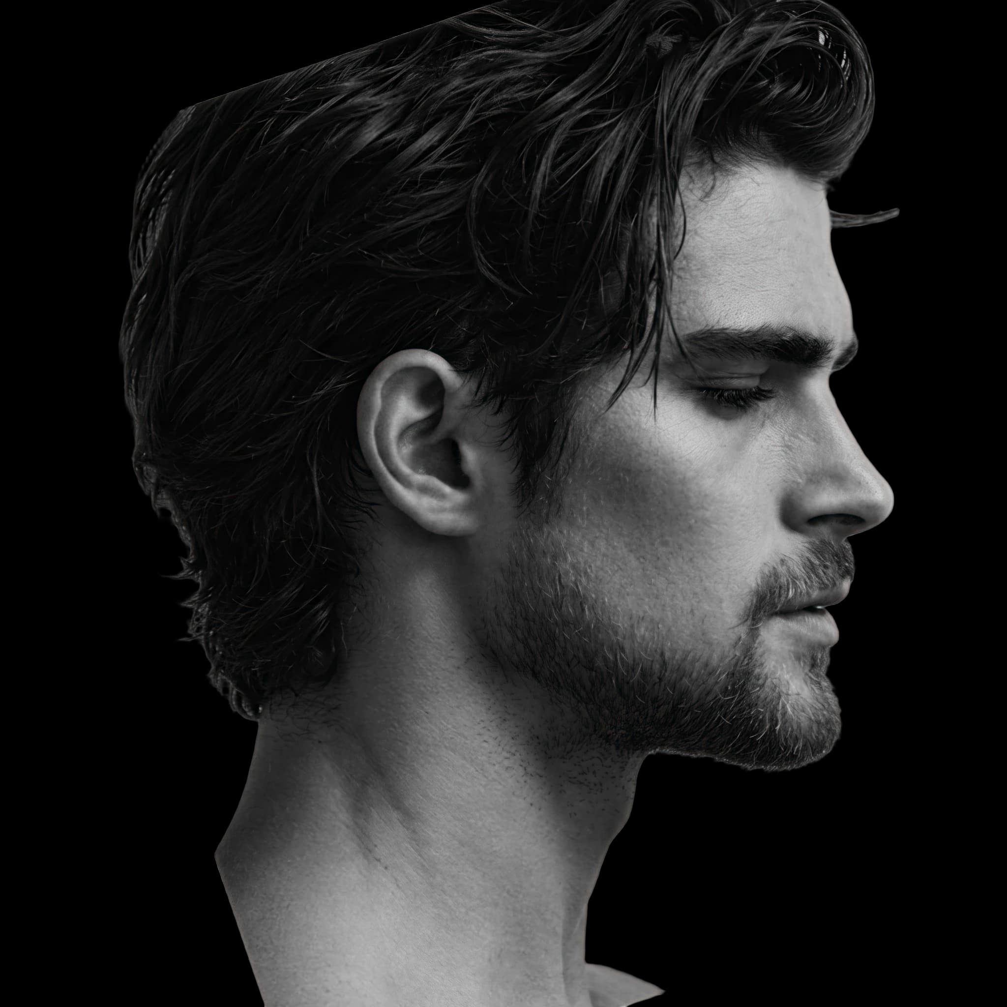 Mike Pishek, side profile