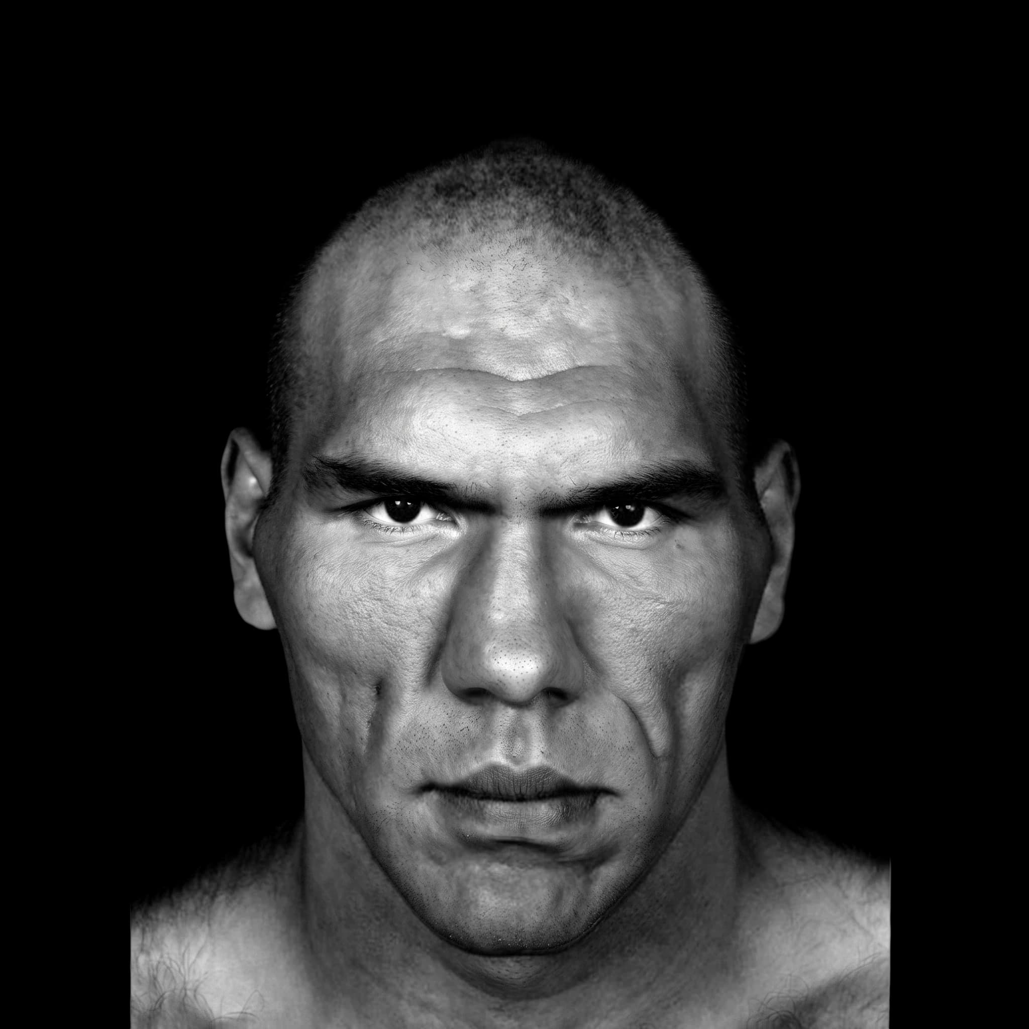 Nikolai Valuev, front profile