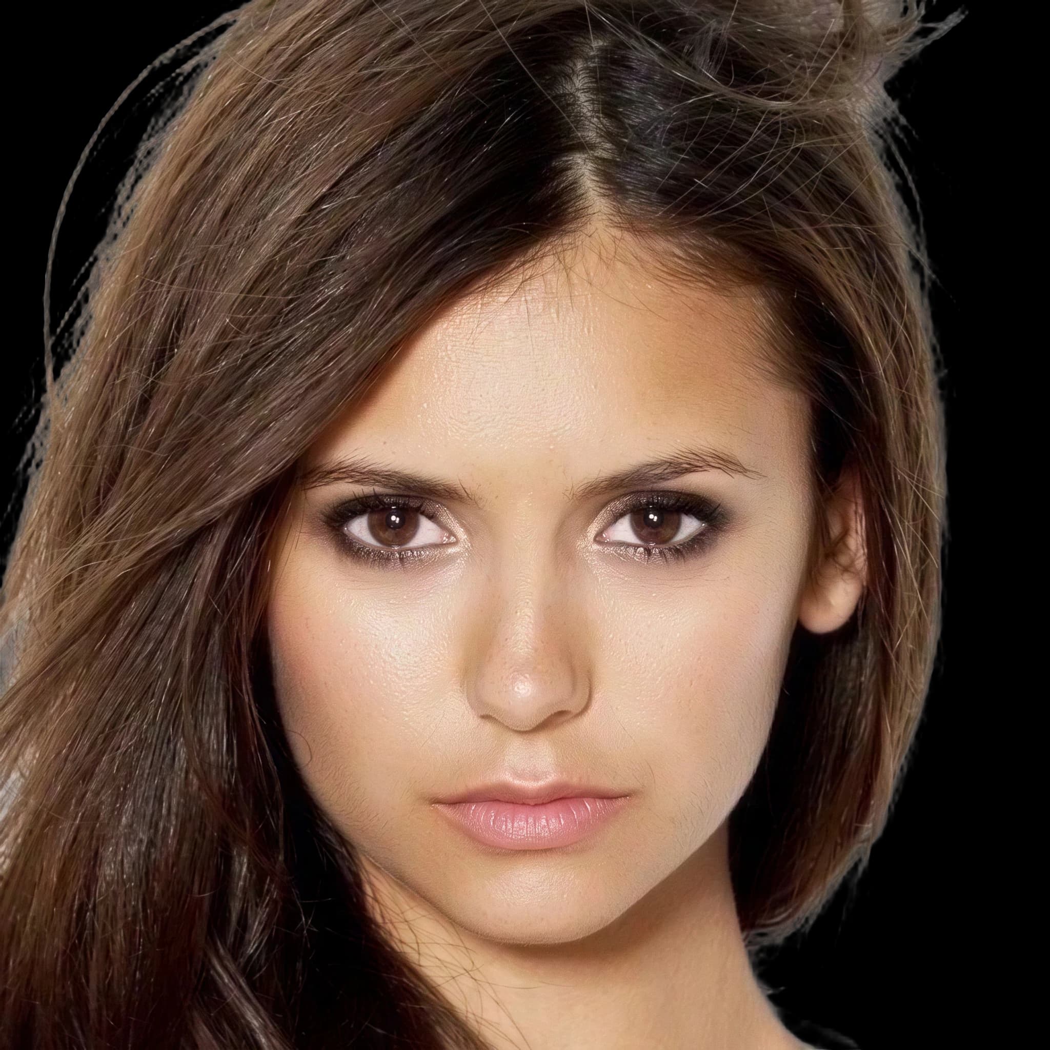 Nina Dobrev, Cheekbone Prominence