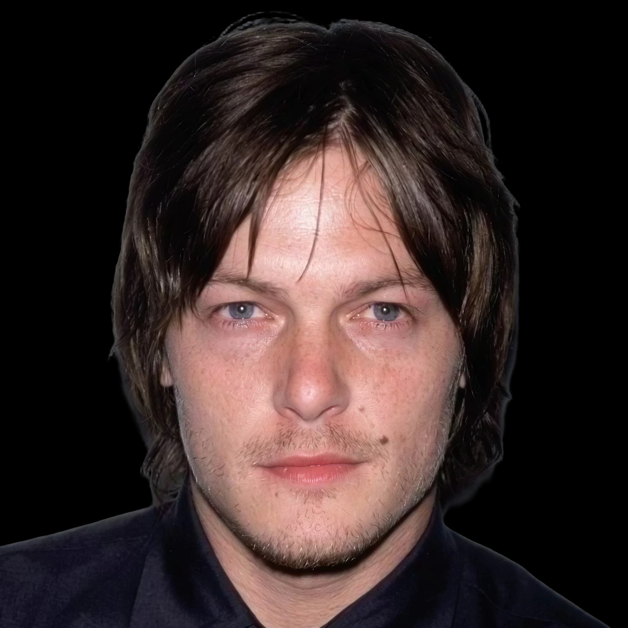 Norman Reedus, Deviation of IAA(Ipsilateral alar angle) & JFA(Jaw frontal angle)