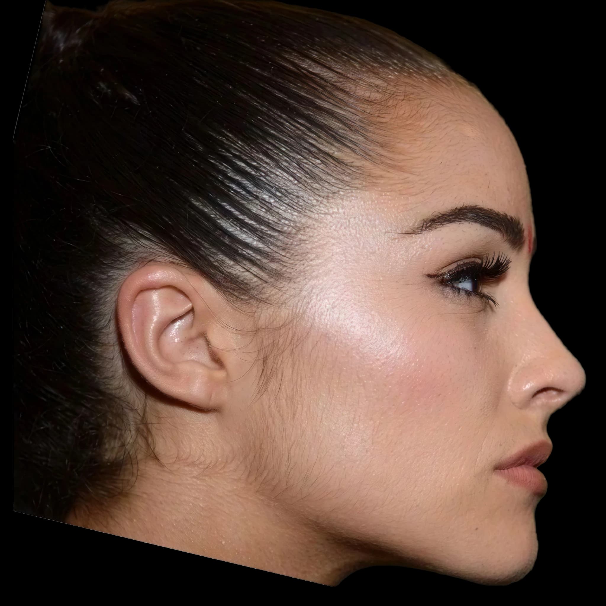 Olivia Culpo, side profile