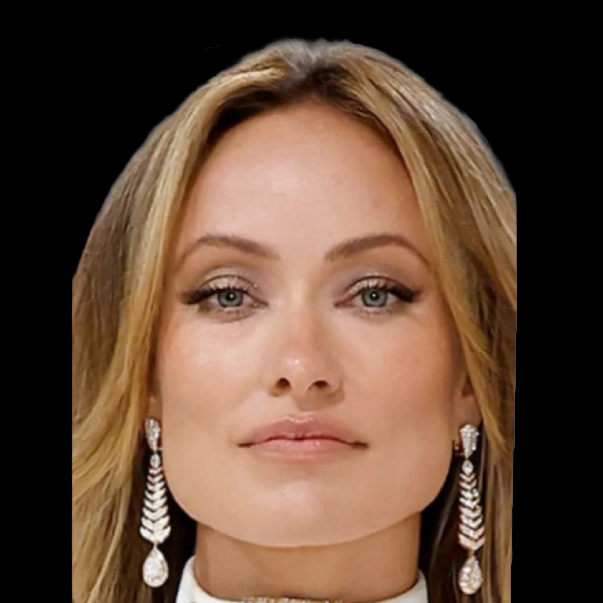 Olivia Wilde, front profile
