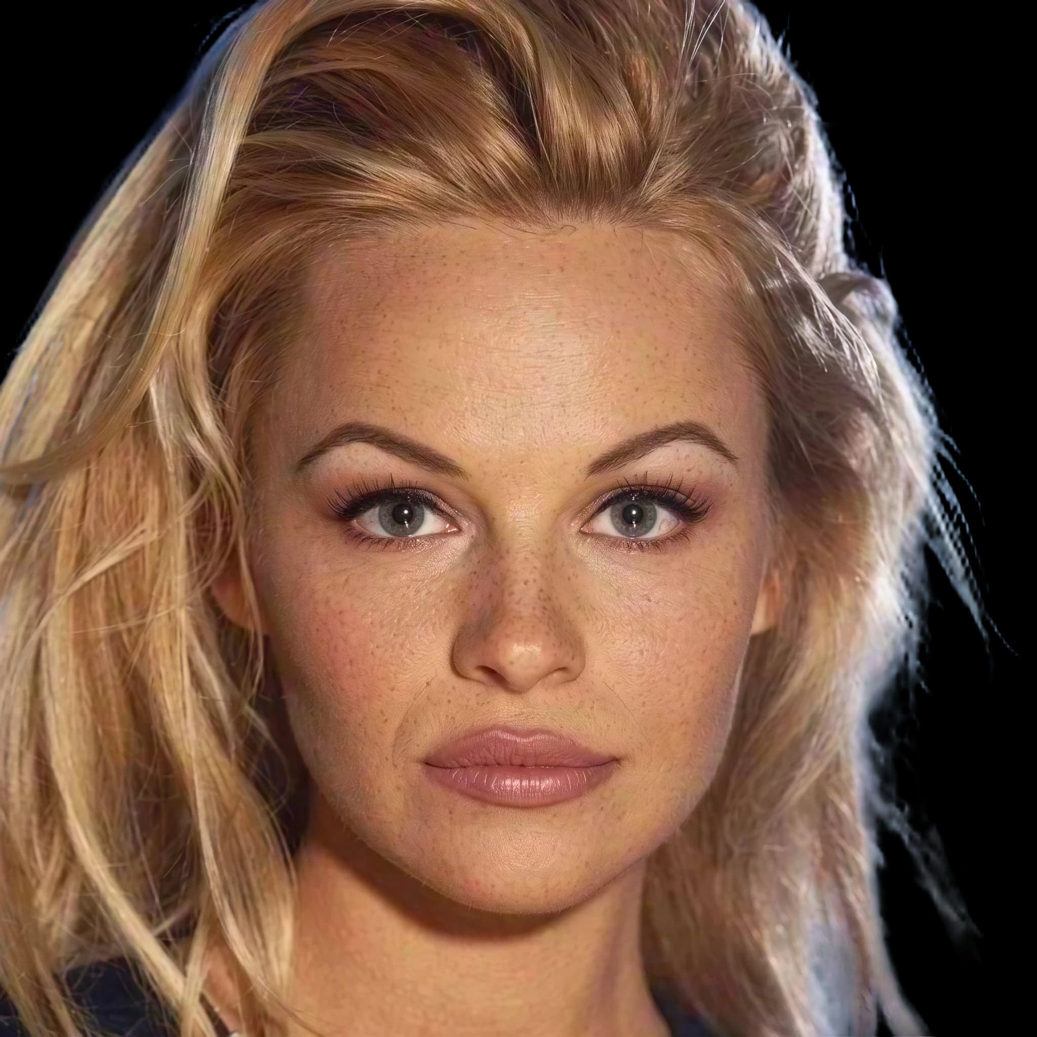 Pamela Anderson, Cheekbone Prominence