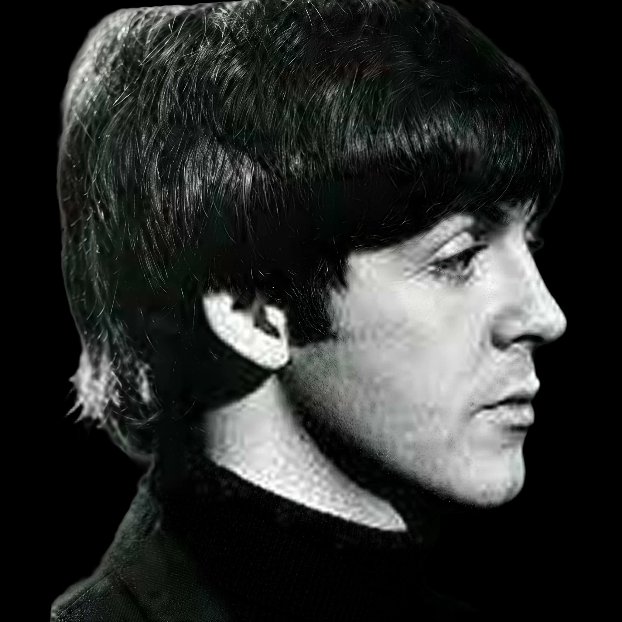 Paul McCartney, side profile