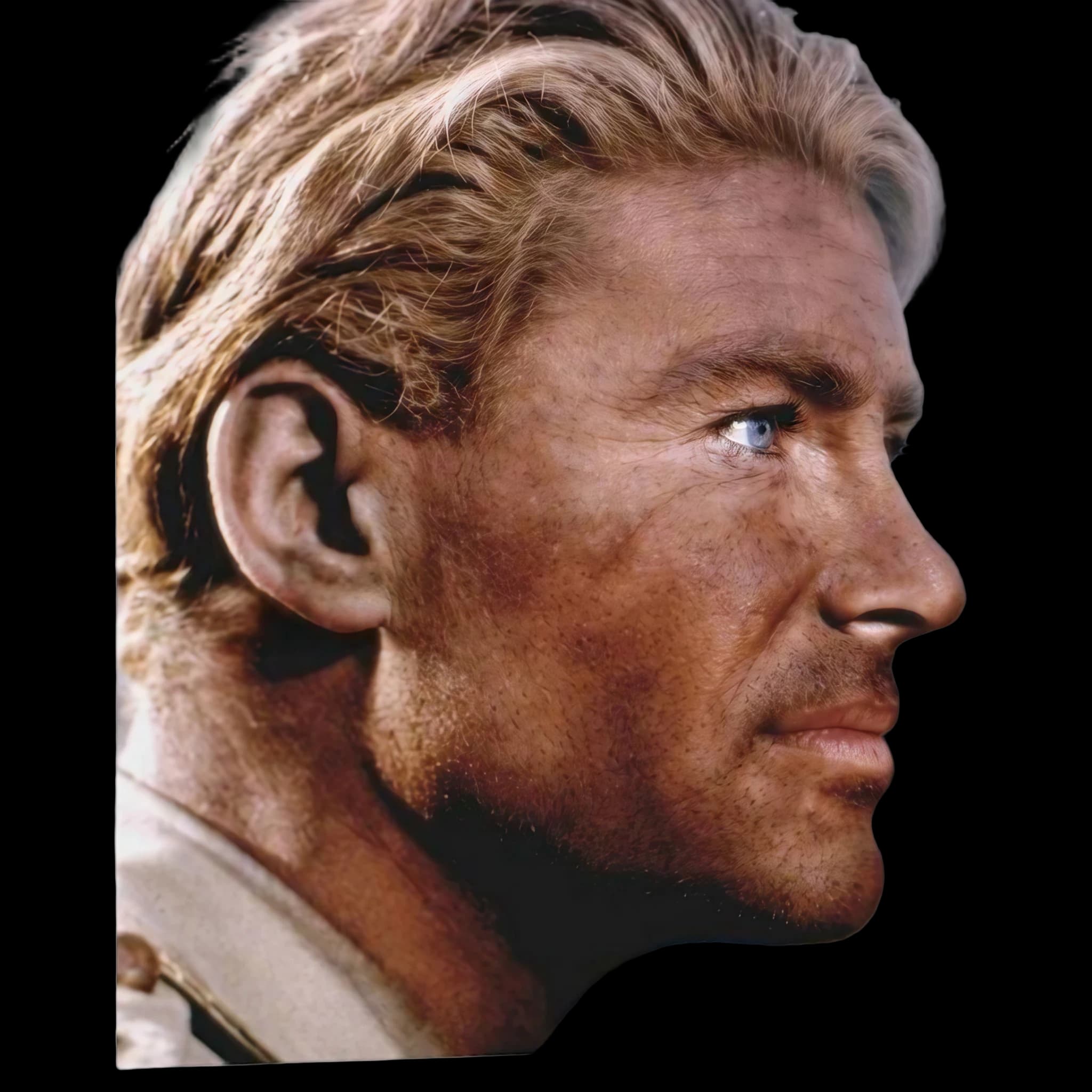 Peter O'Toole, side profile