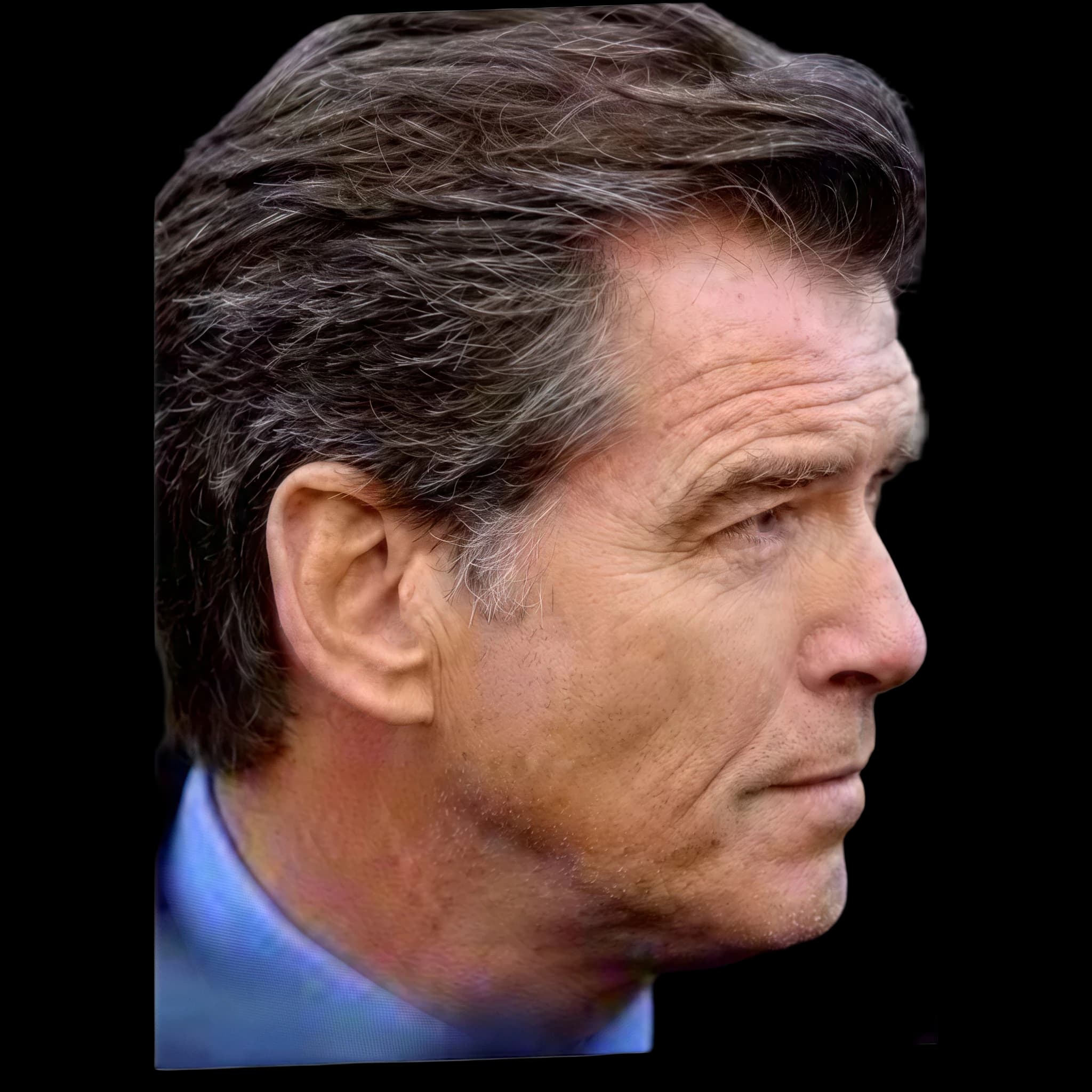 Pierce Brosnan, Gonial Angle