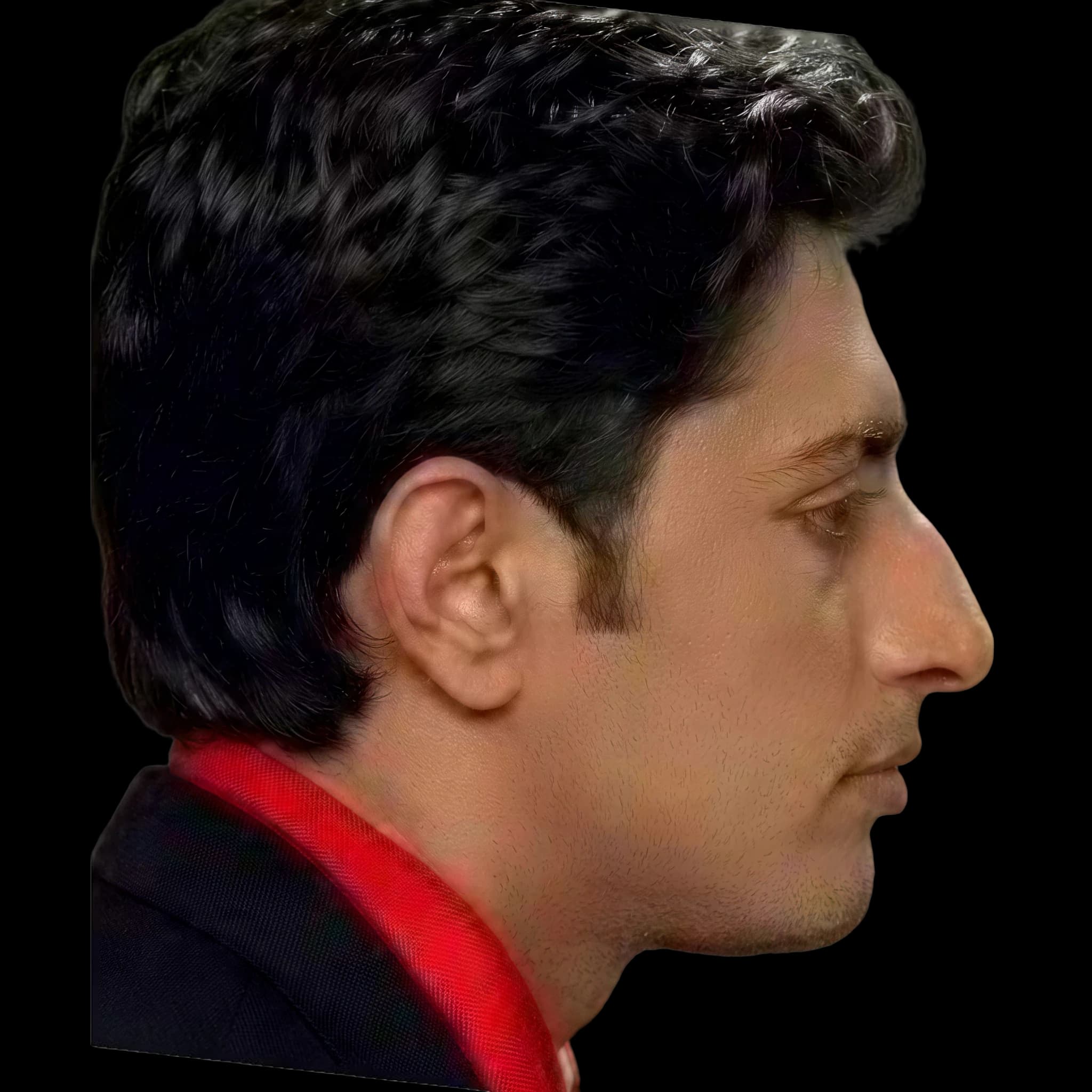 Priyanshu Chatterjee, side profile