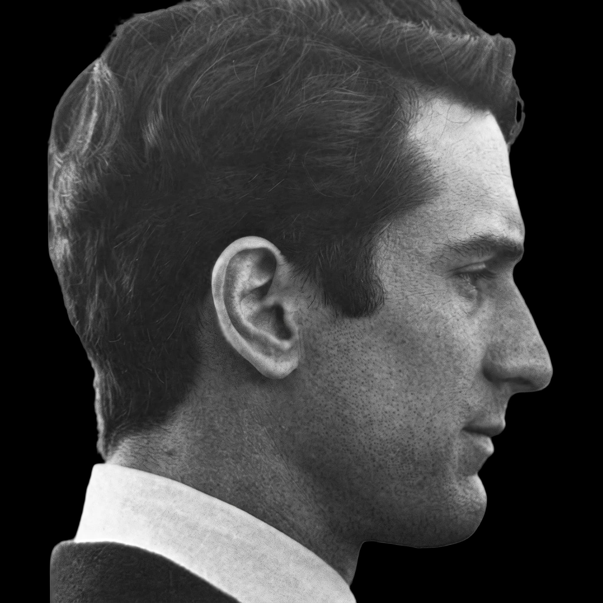 Robert De Niro, side profile