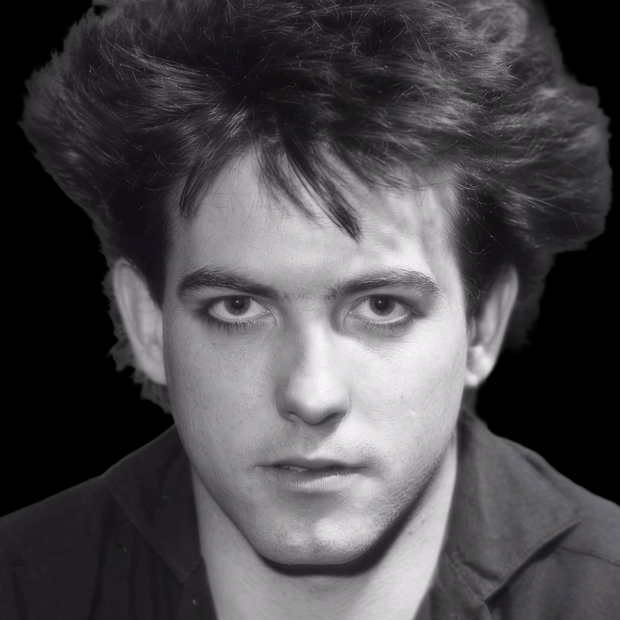 Robert Smith 80s, front profile