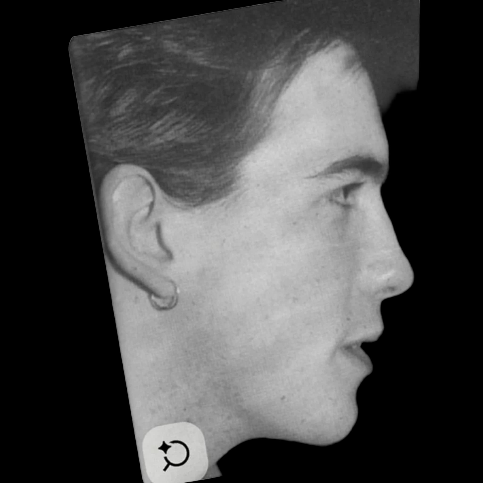 Robert Smith 80s, side profile