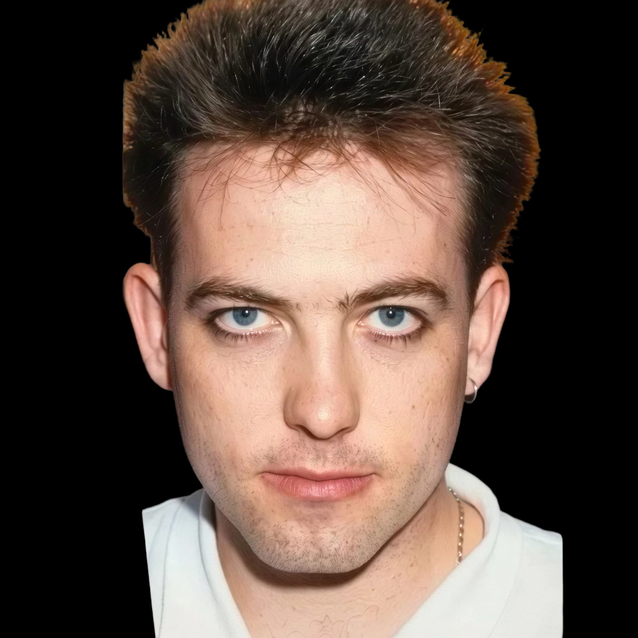 Robert Smith (The cure), front profile