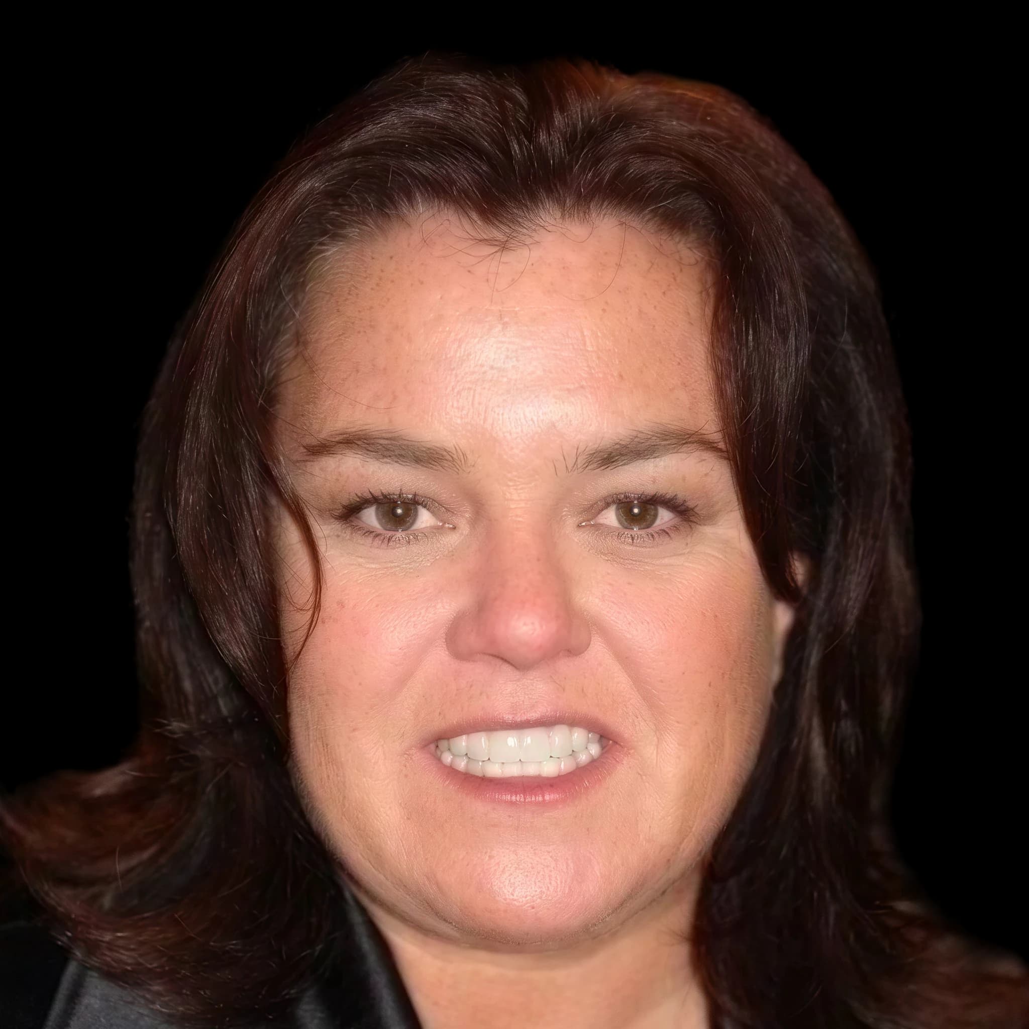 Rosie O'Donnell, front profile