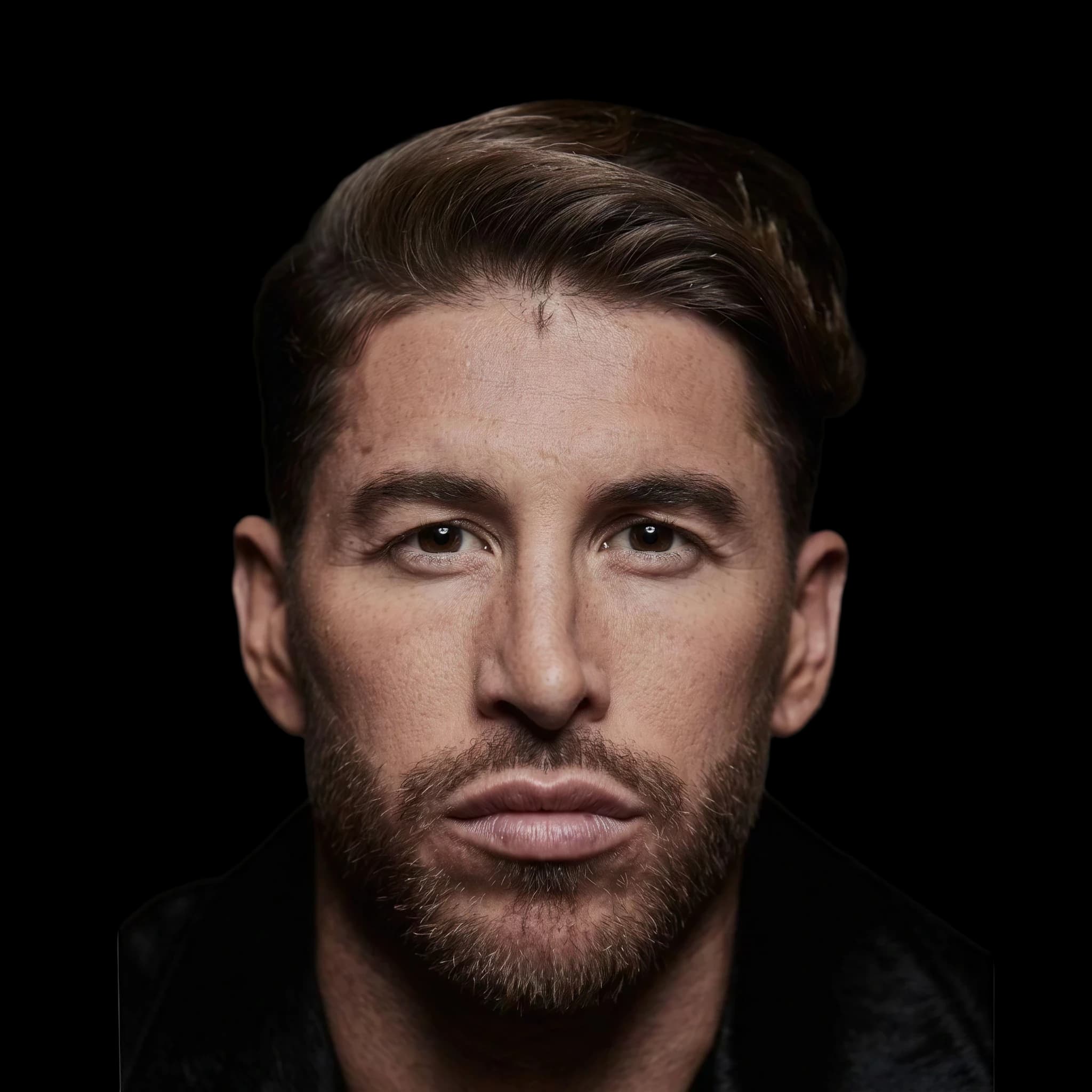 Sergio Ramos, Cheekbone Prominence