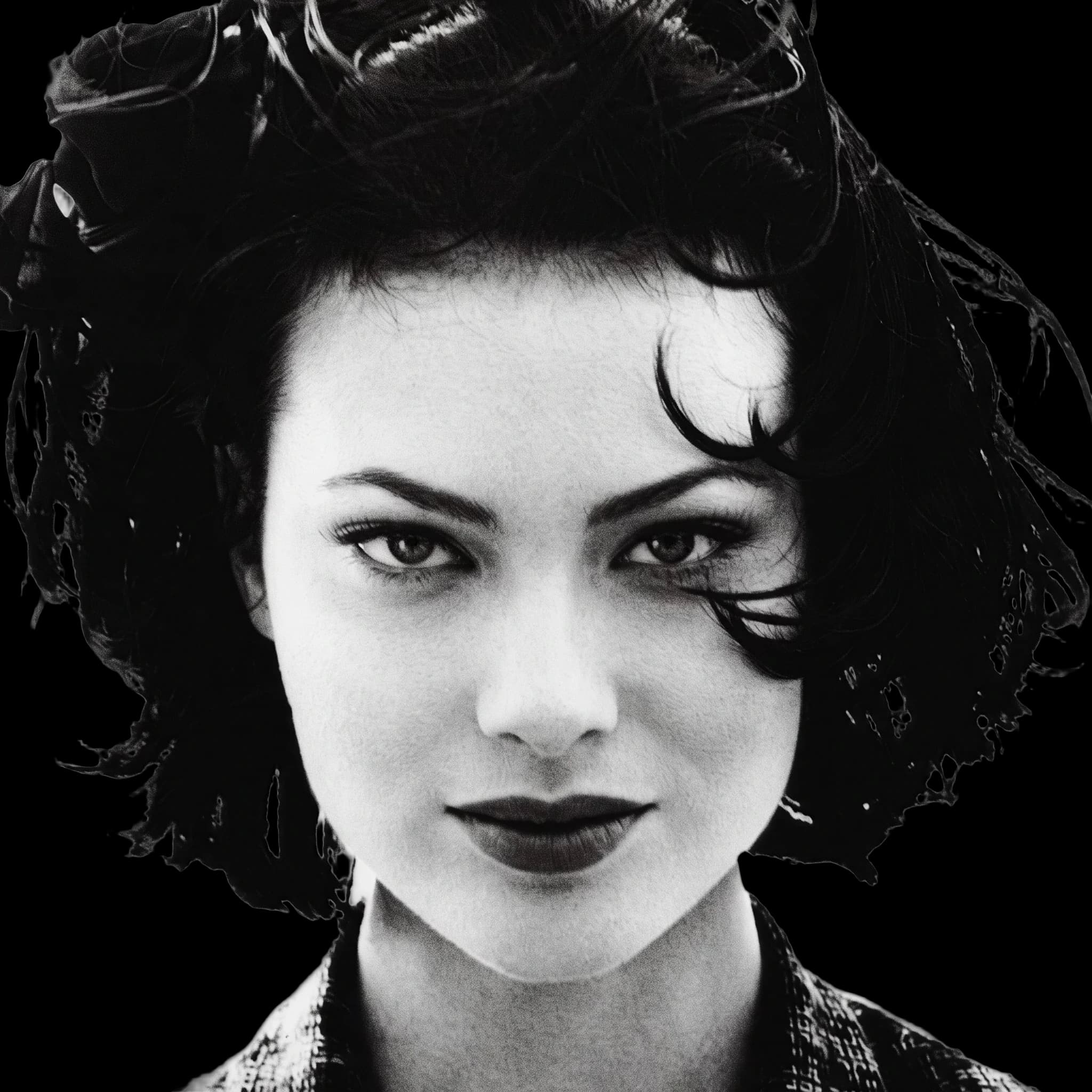 Shalom Harlow, front profile