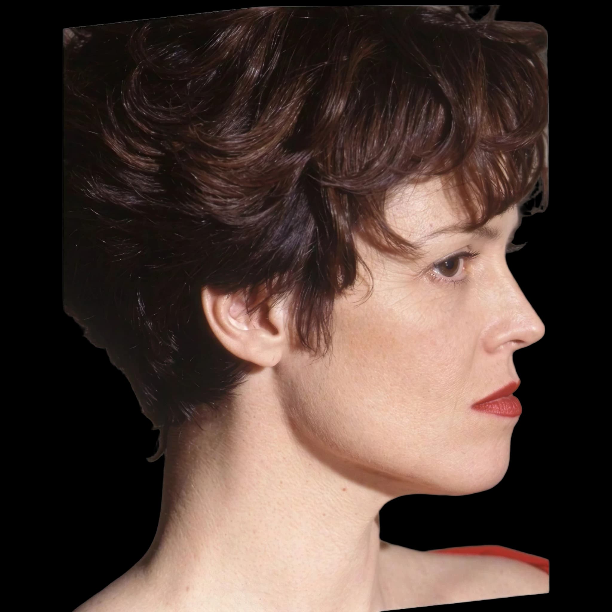 Sigourney Weaver, Eye Protrusion