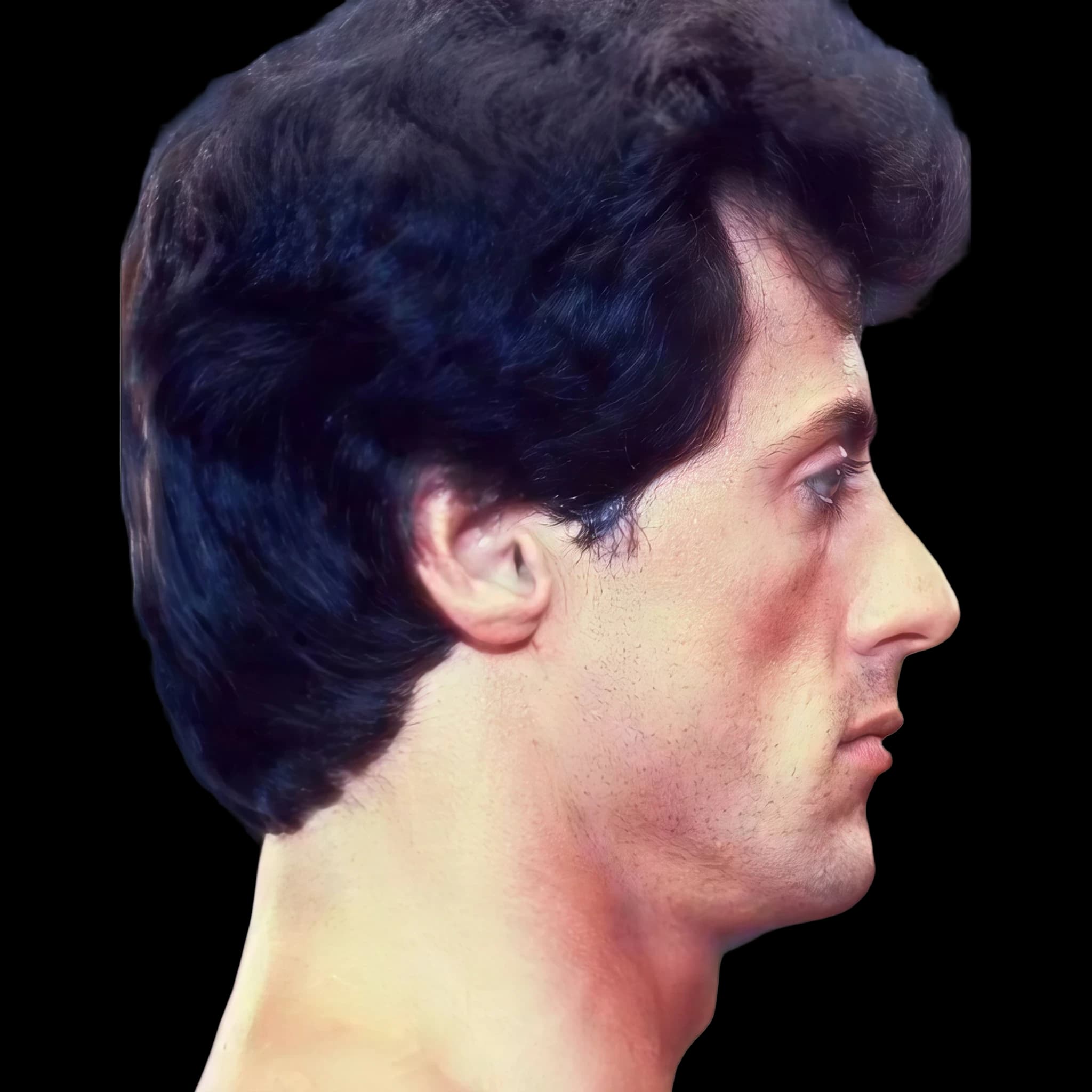Sylvester Stallone, Submental Definition