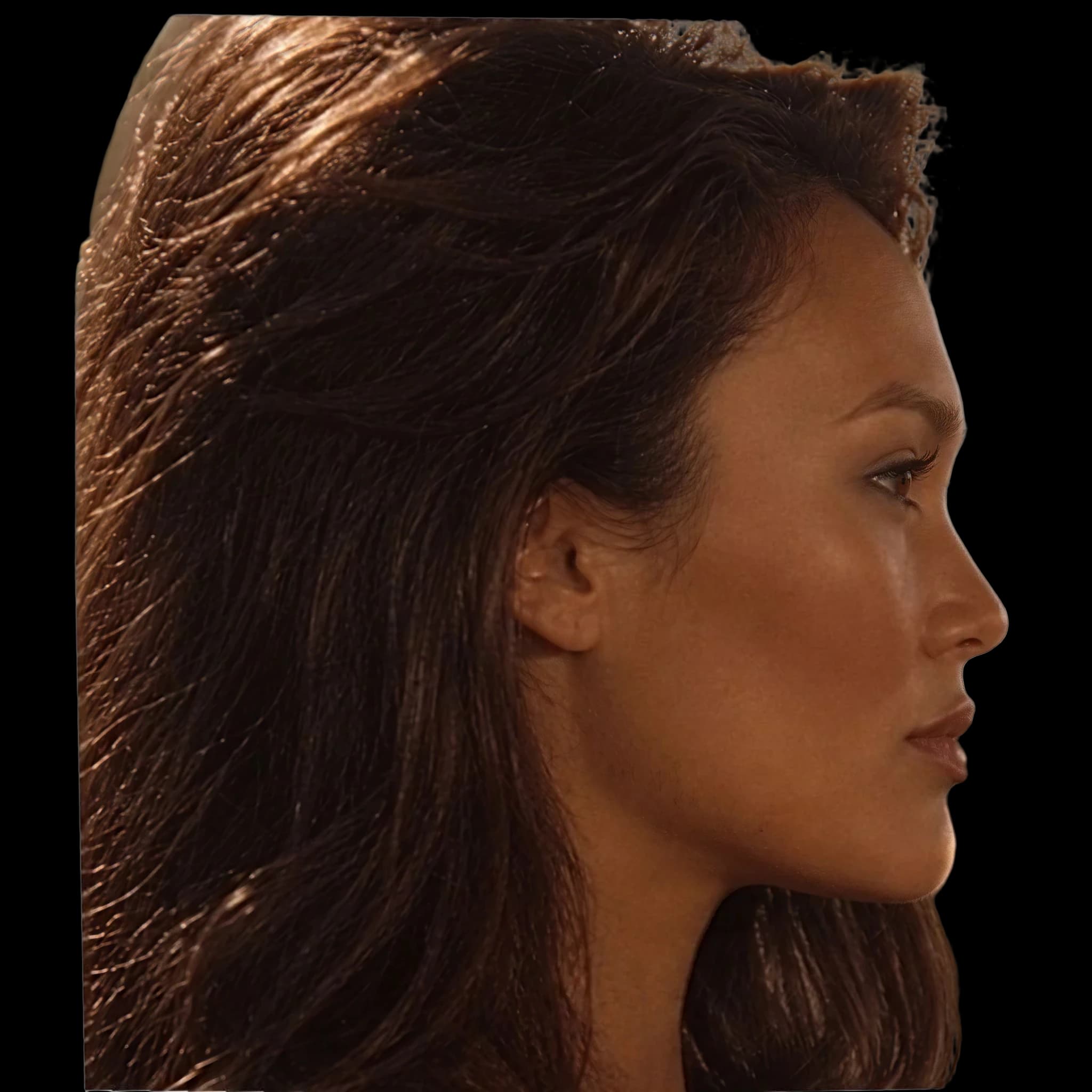 Tia Carrere, Interior Midface Projection Angle