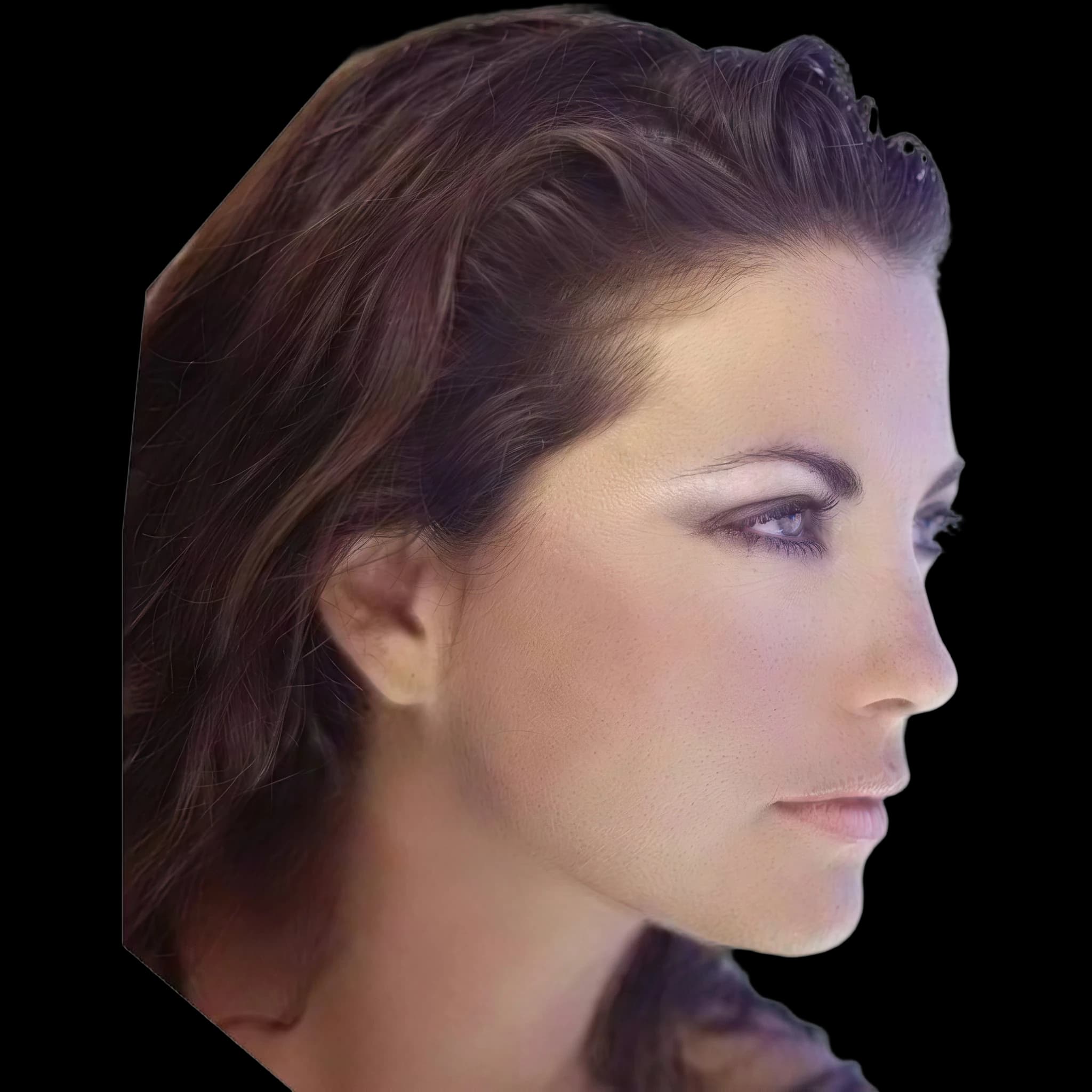 Vanessa Gravina, side profile