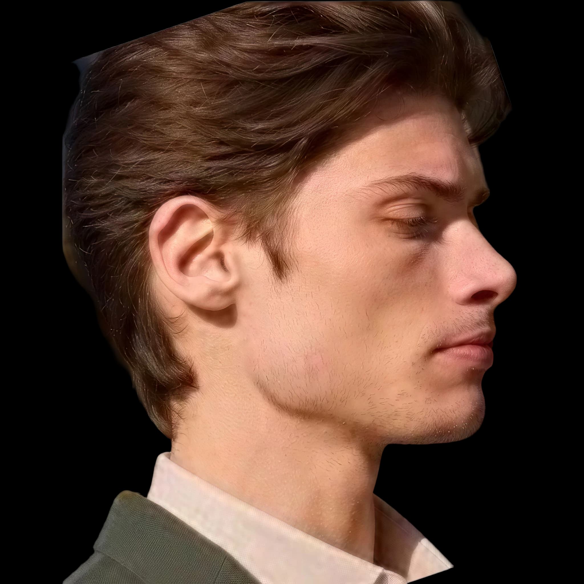 Vincent von Preuschen, side profile