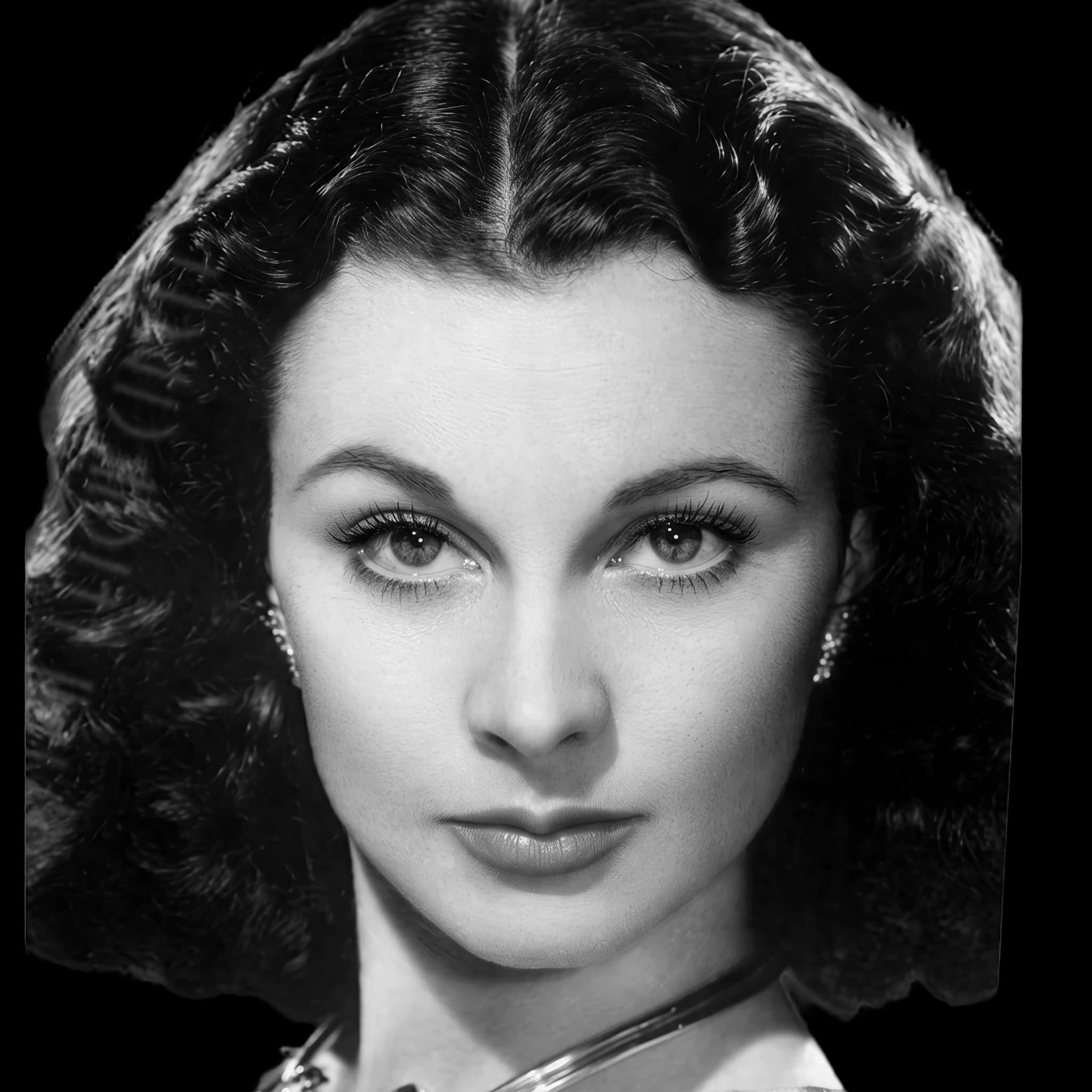 Vivian Leigh, front profile