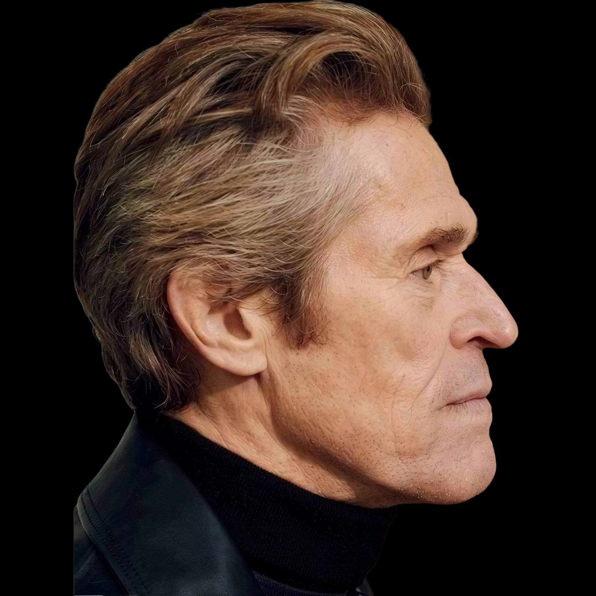 Willem Dafoe, side profile
