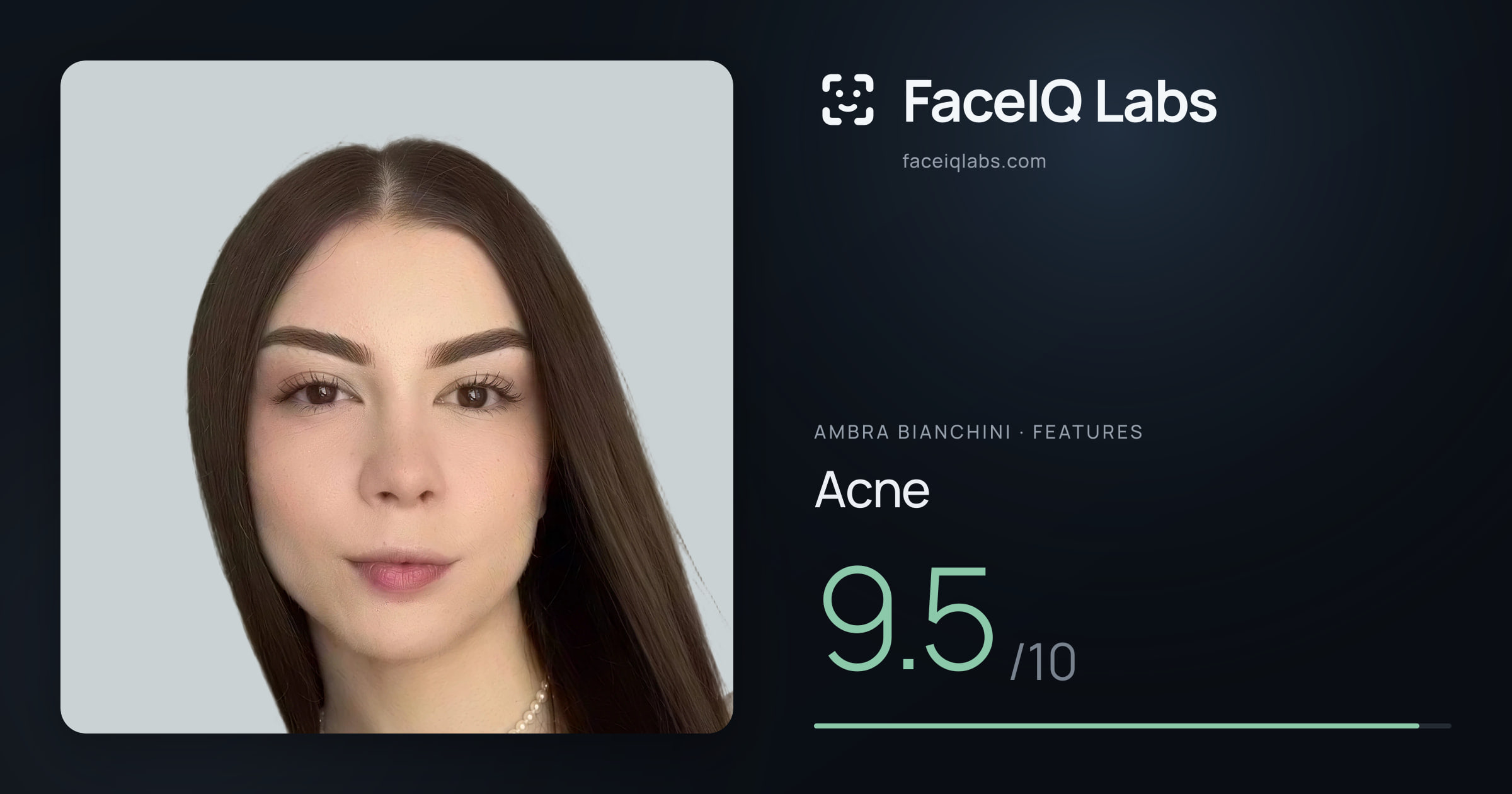 Ambra Bianchini Acne: 9.5/10, drawn on the photo