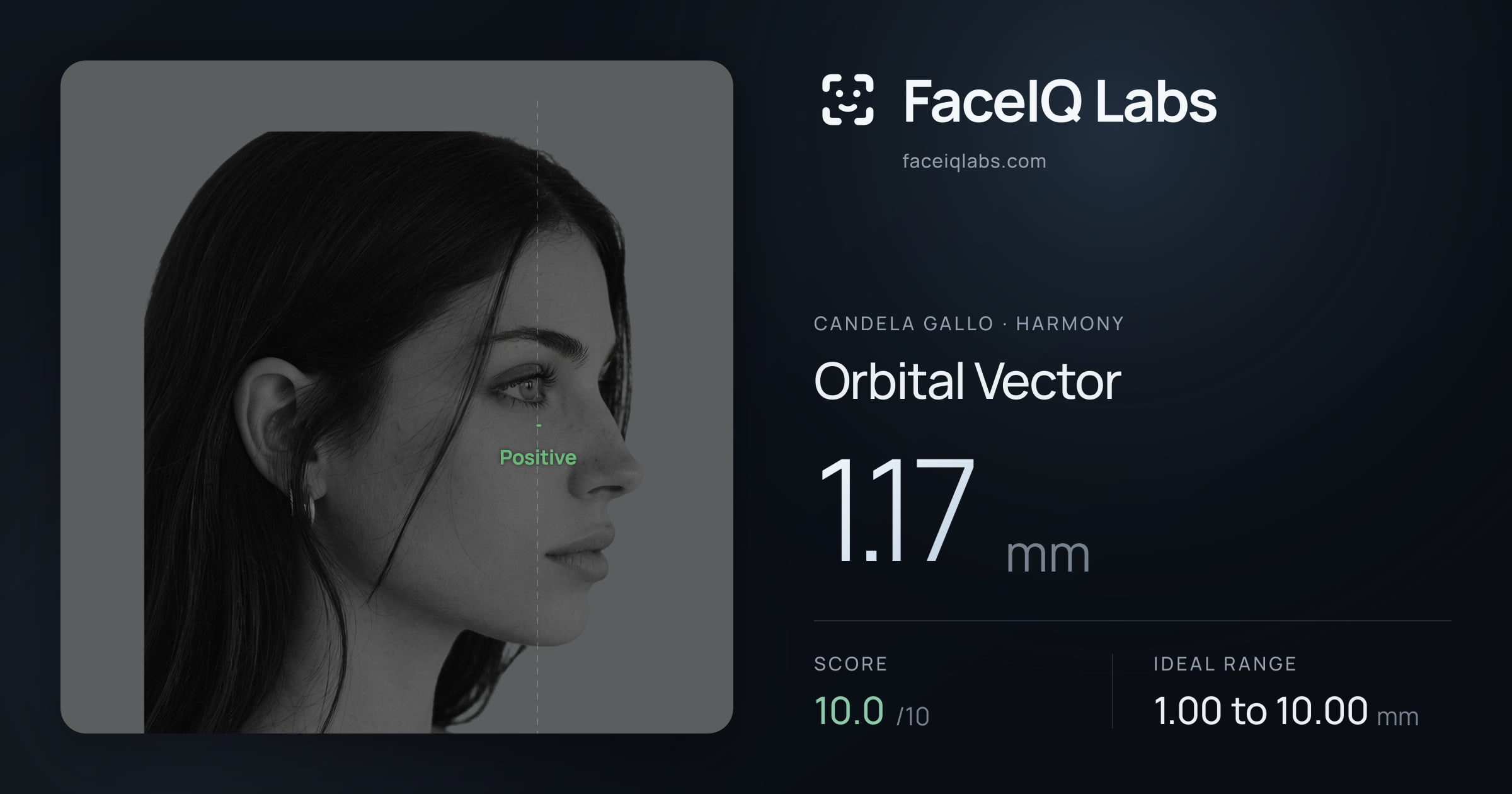 Candela Gallo Orbital Vector: 1.17mm, drawn on the photo