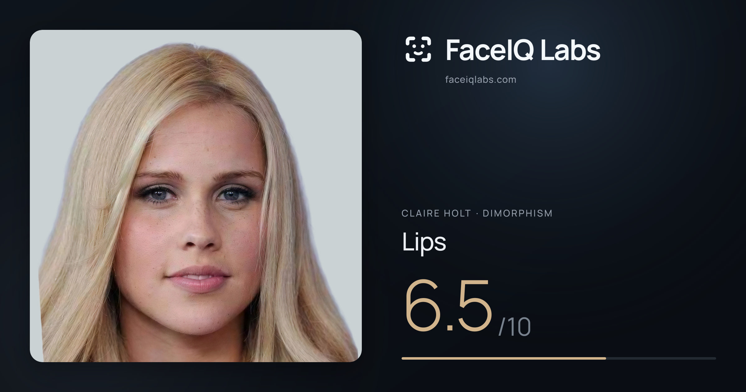 Claire Holt Lips: 6.5/10, drawn on the photo