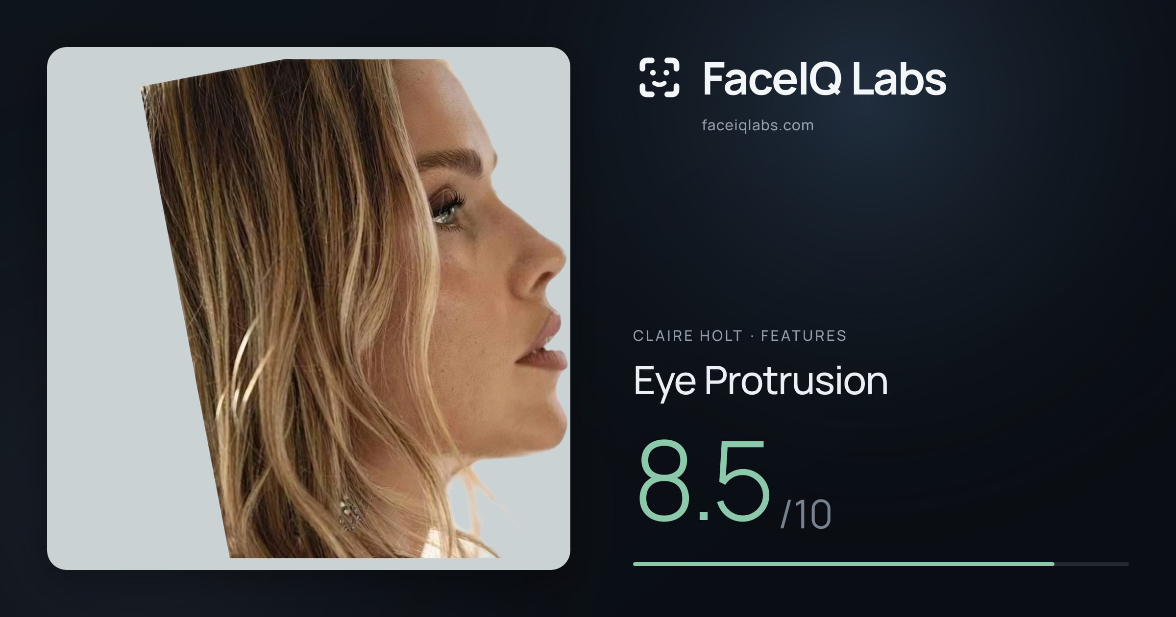 Claire Holt Eye Protrusion: 8.5/10, drawn on the photo