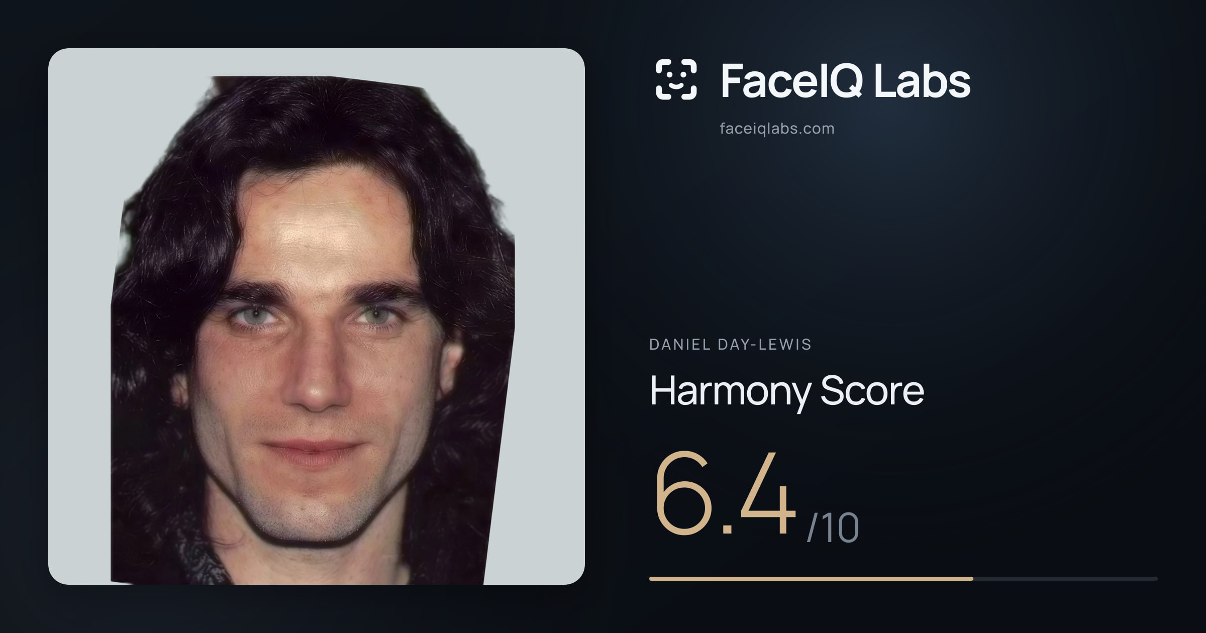 Daniel Day-Lewis Harmony: 6.4/10, with each ratio's score