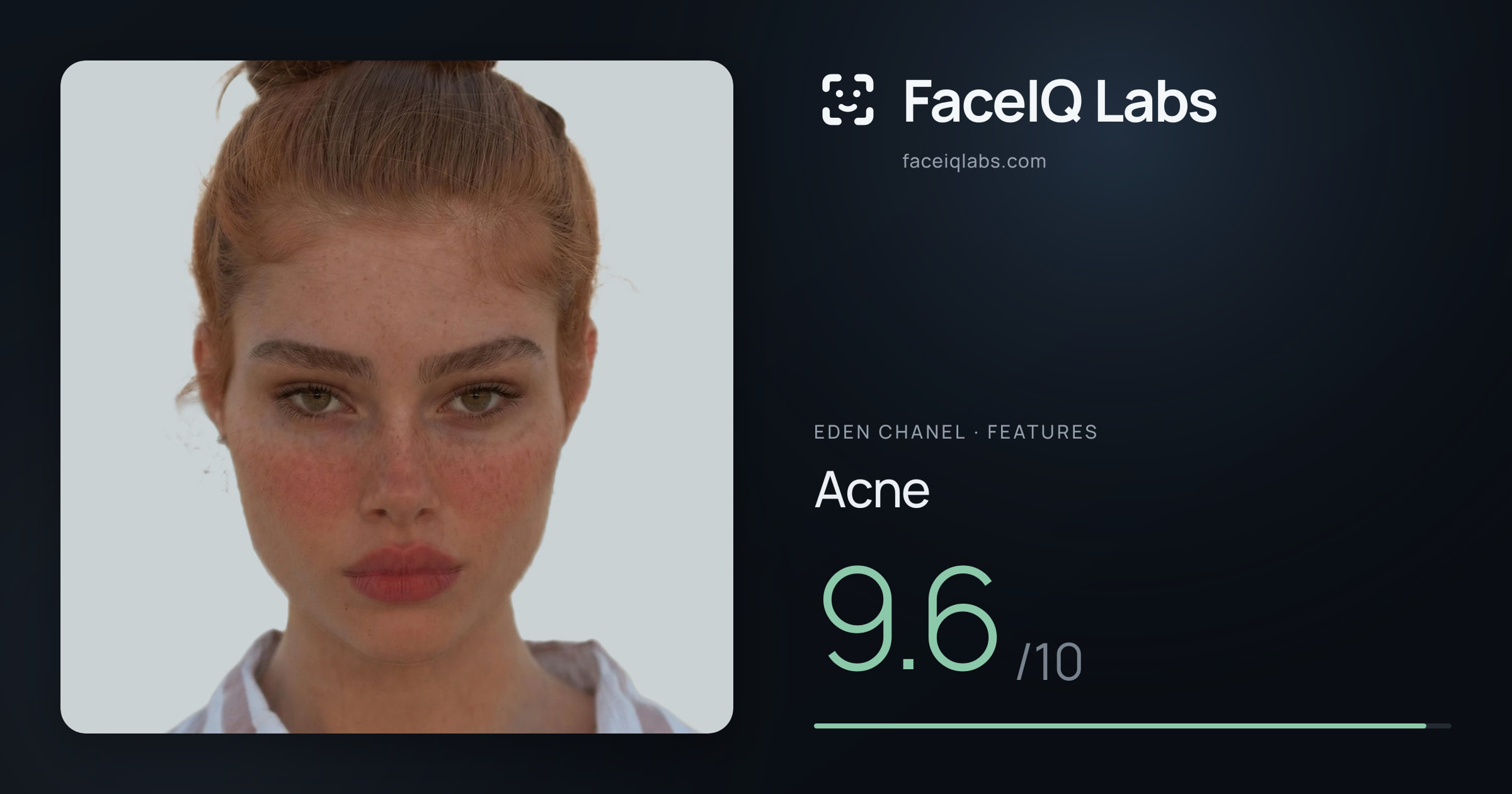 Eden Chanel Acne: 9.6/10, drawn on the photo