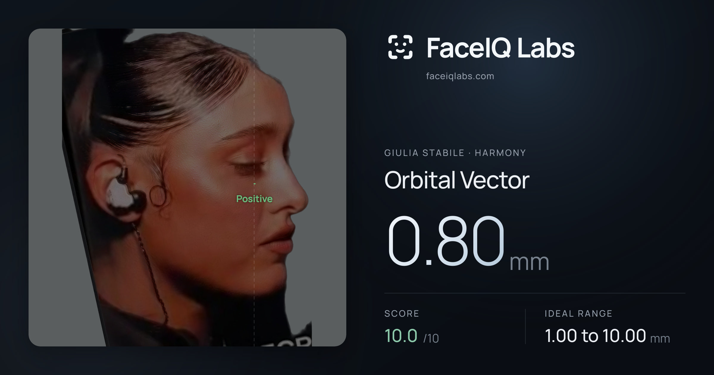 Giulia Stabile Orbital Vector: 0.80mm, drawn on the photo