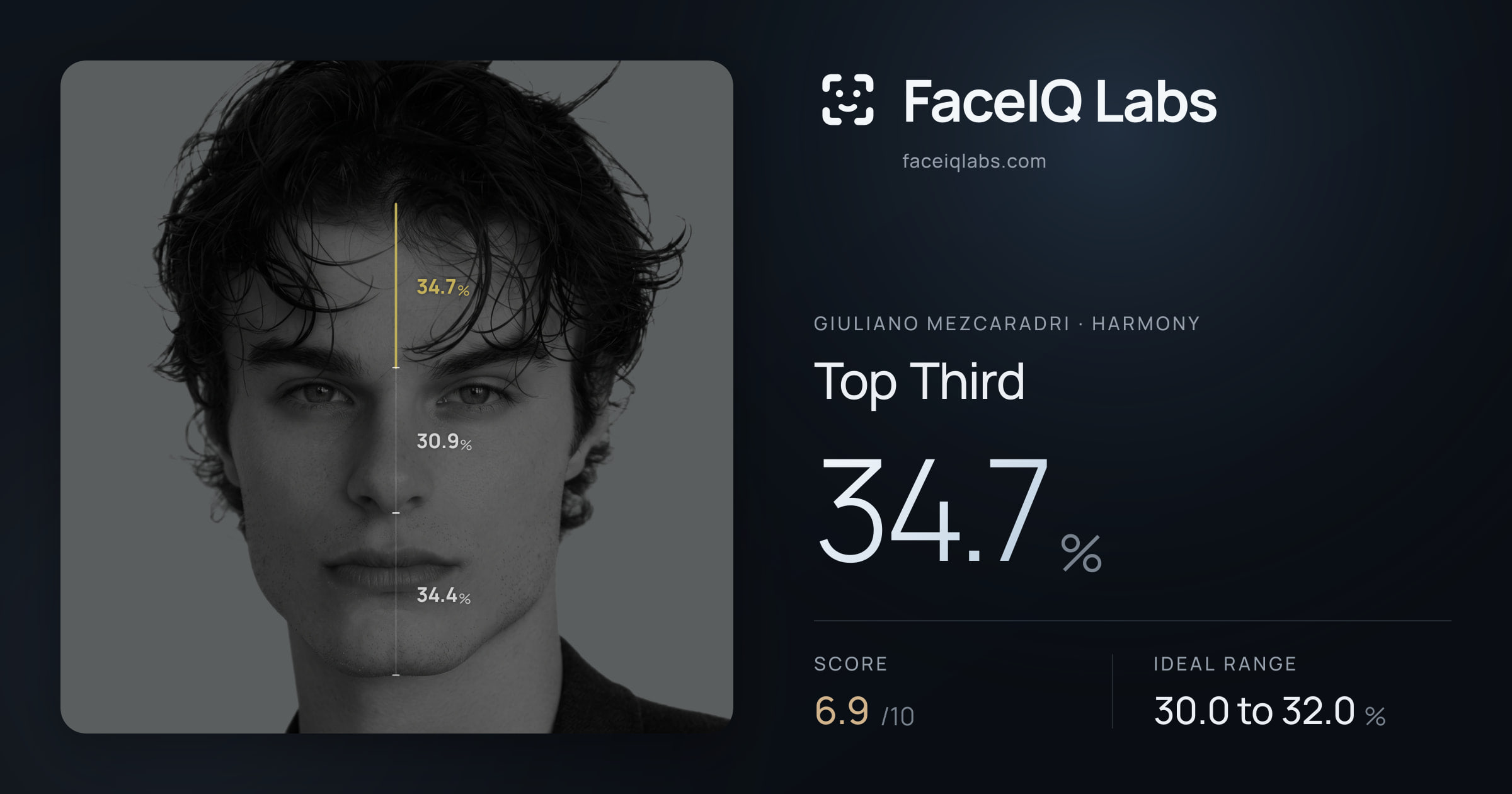 Giuliano Mezcaradri Top Third: 34.7%, drawn on the photo