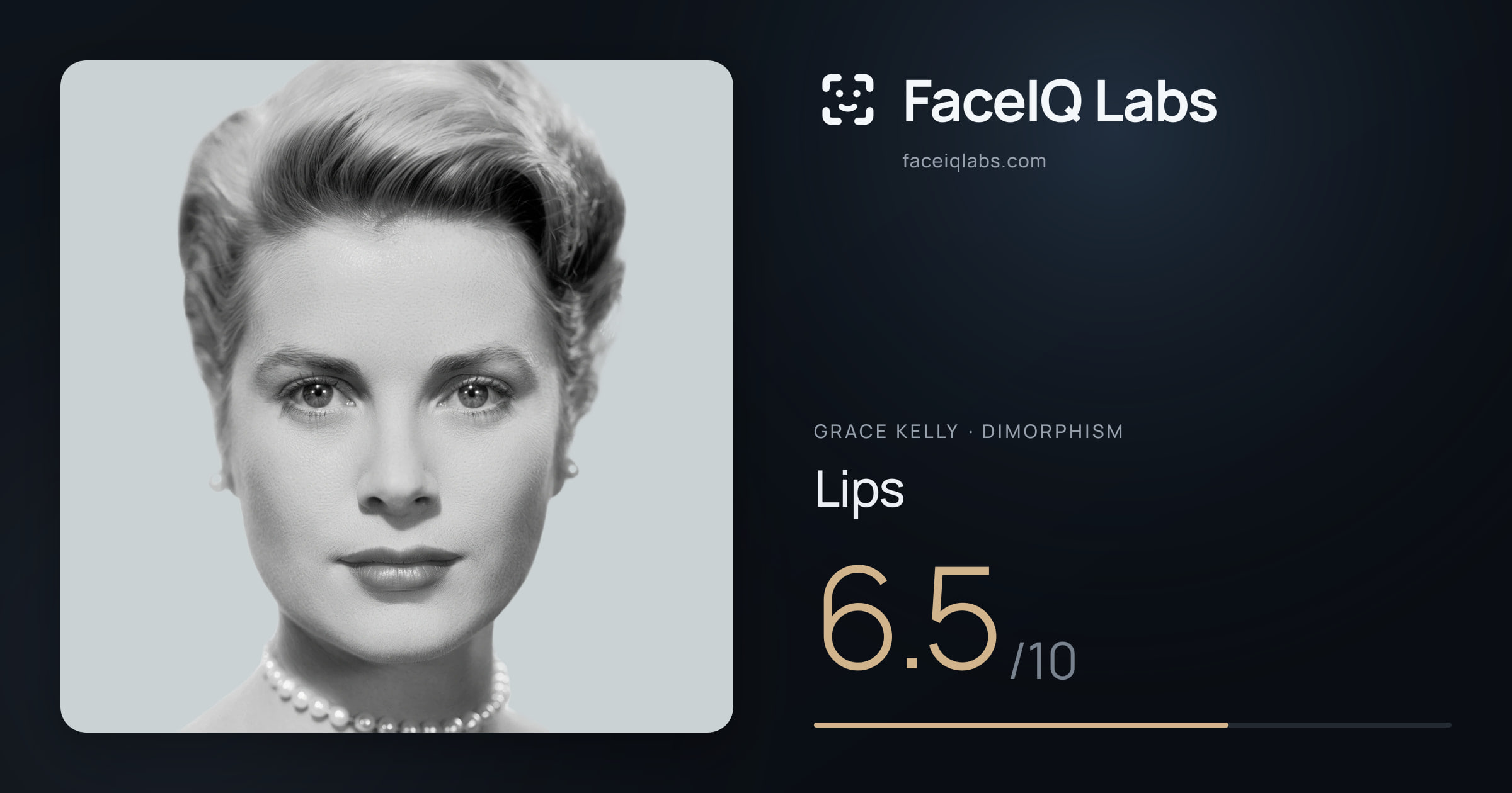 Grace Kelly Lips: 6.5/10, drawn on the photo