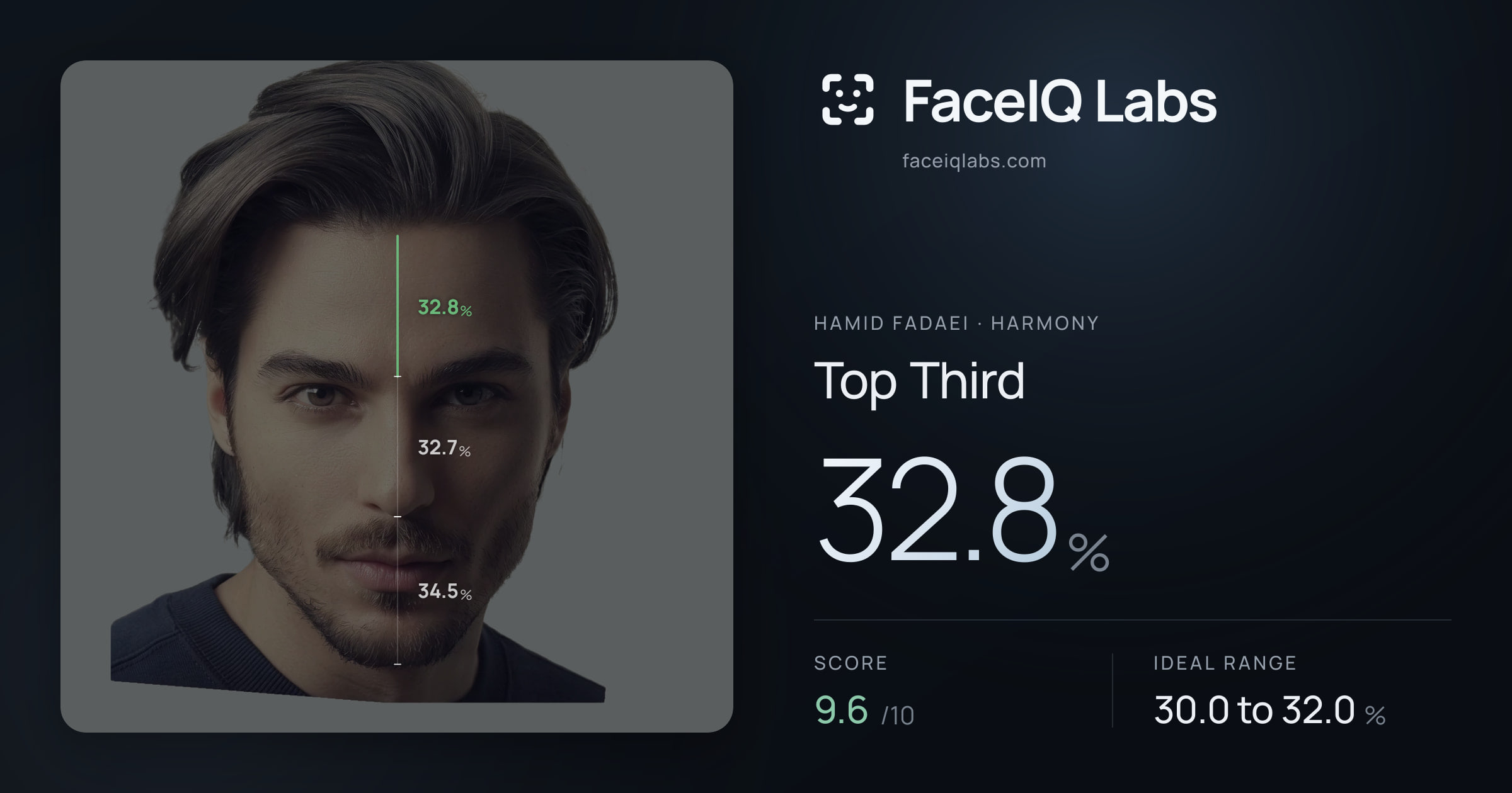 Hamid Fadaei Top Third: 32.8%, drawn on the photo
