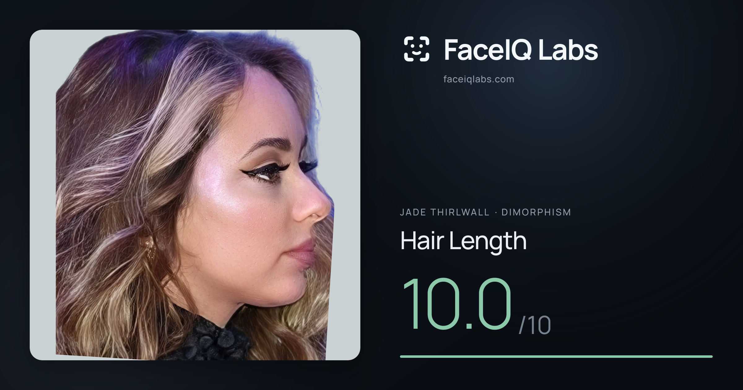 Jade Thirlwall Hair Length: 10.0/10, drawn on the photo