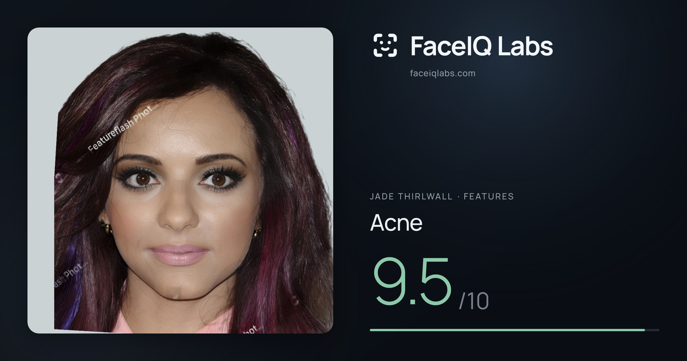 Jade Thirlwall Acne: 9.5/10, drawn on the photo