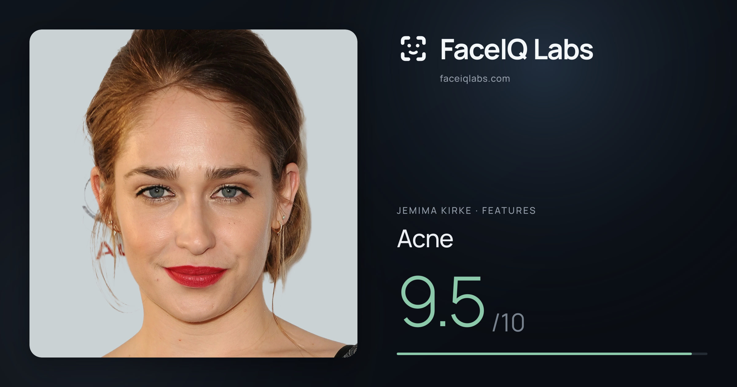 Jemima Kirke Acne: 9.5/10, drawn on the photo