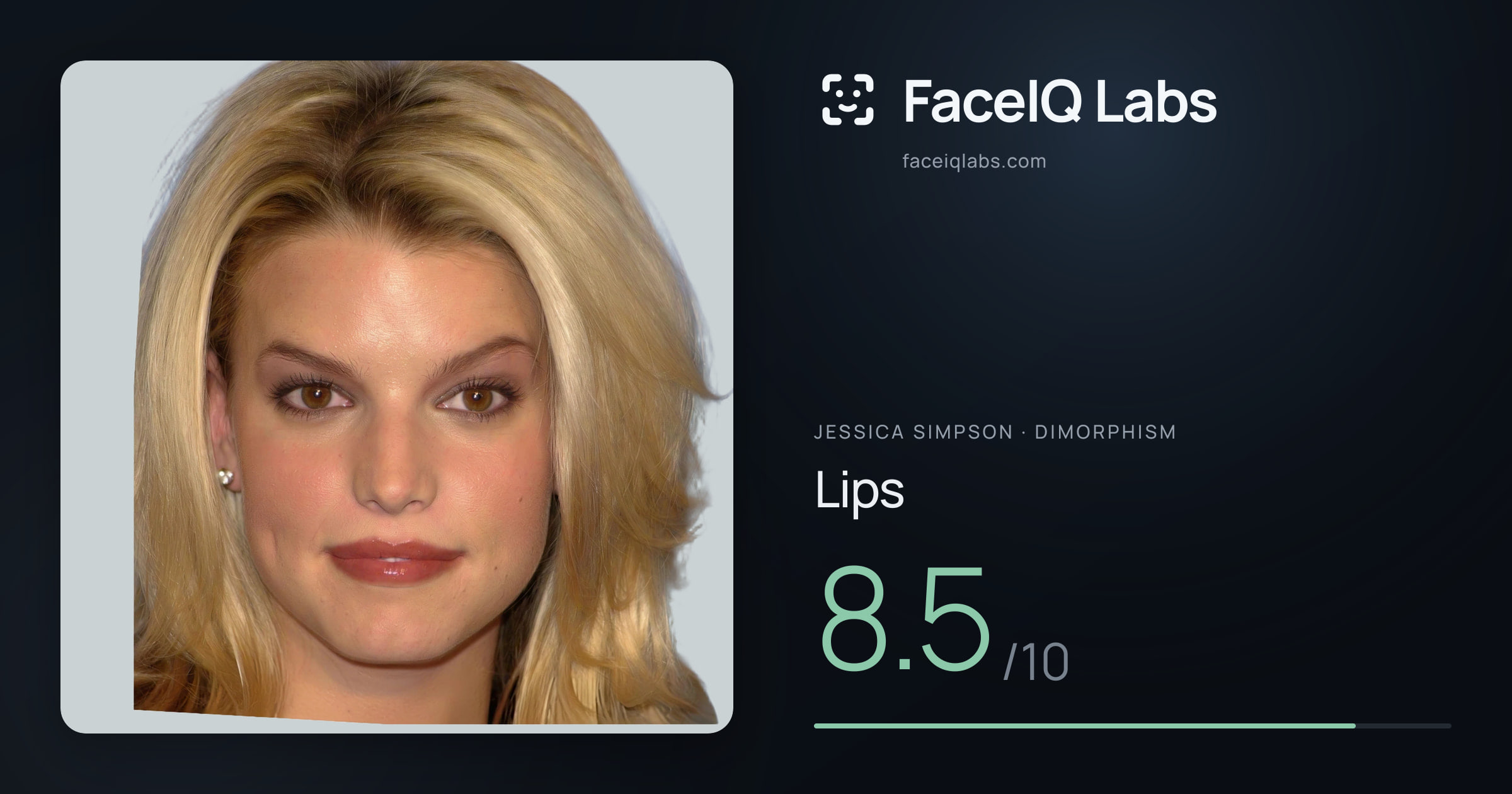 Jessica Simpson Lips: 8.5/10, drawn on the photo