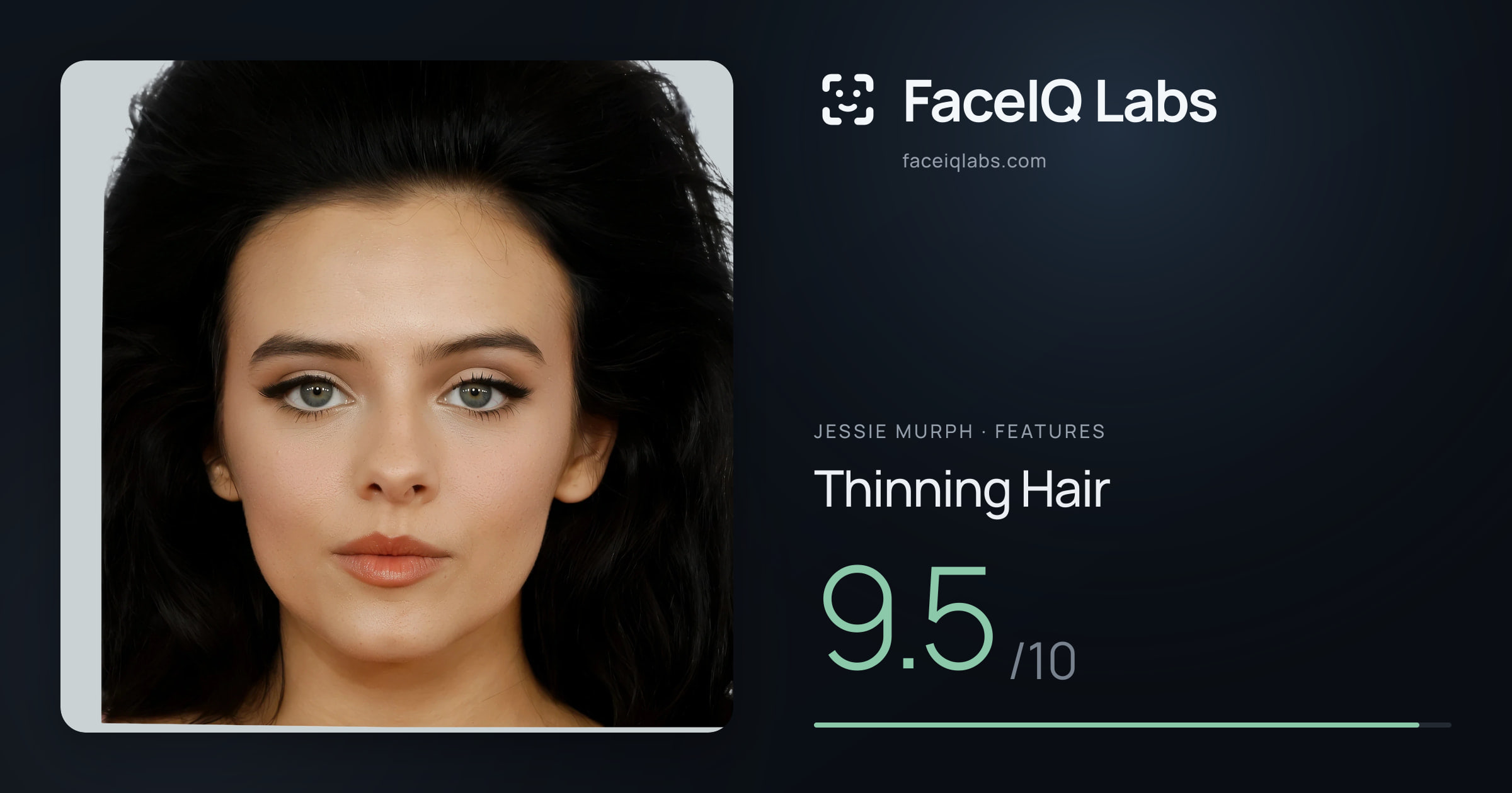 Jessie Murph Thinning Hair: 9.5/10, drawn on the photo