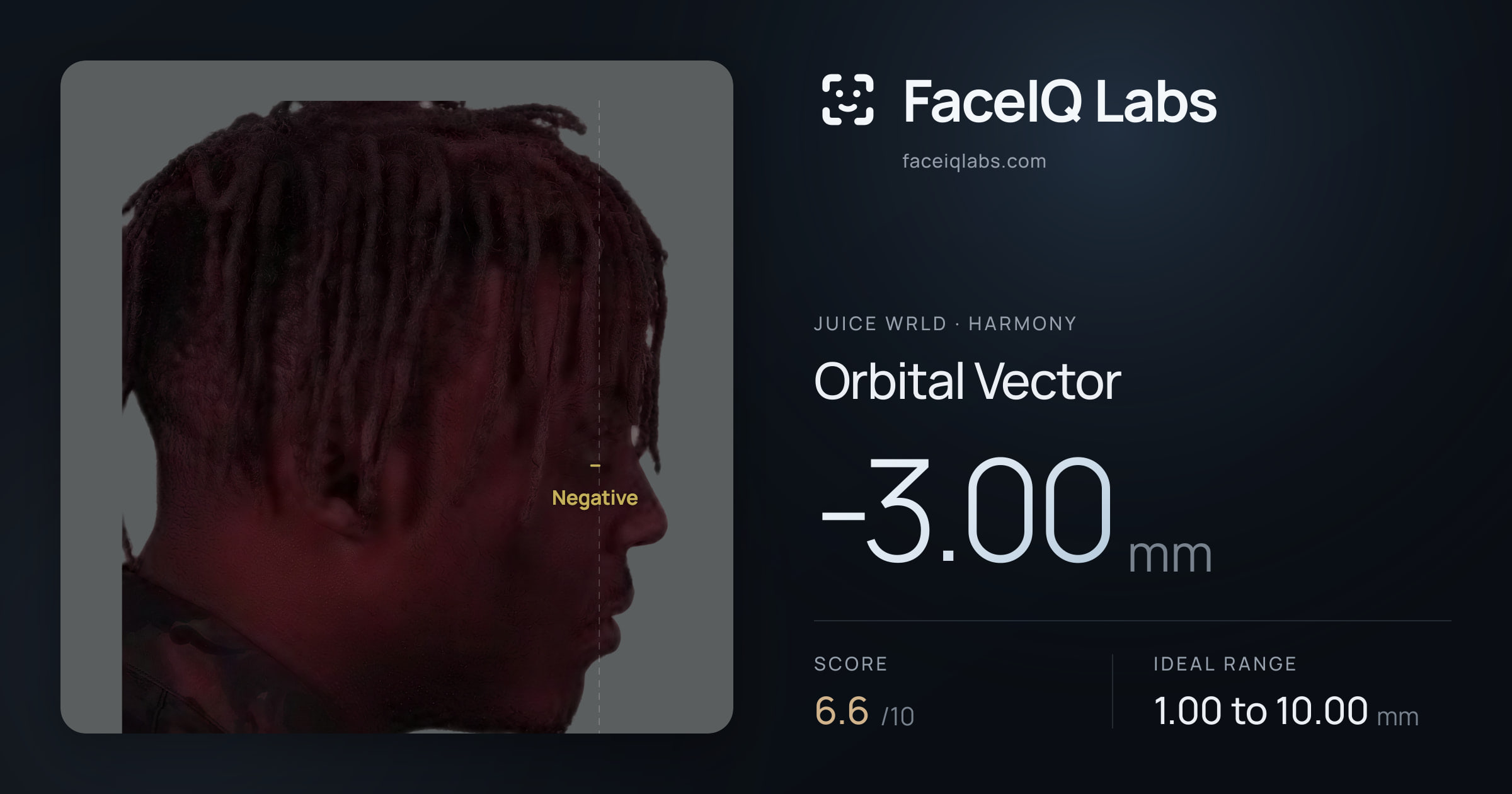 Juice WRLD Orbital Vector: -3.00mm, drawn on the photo