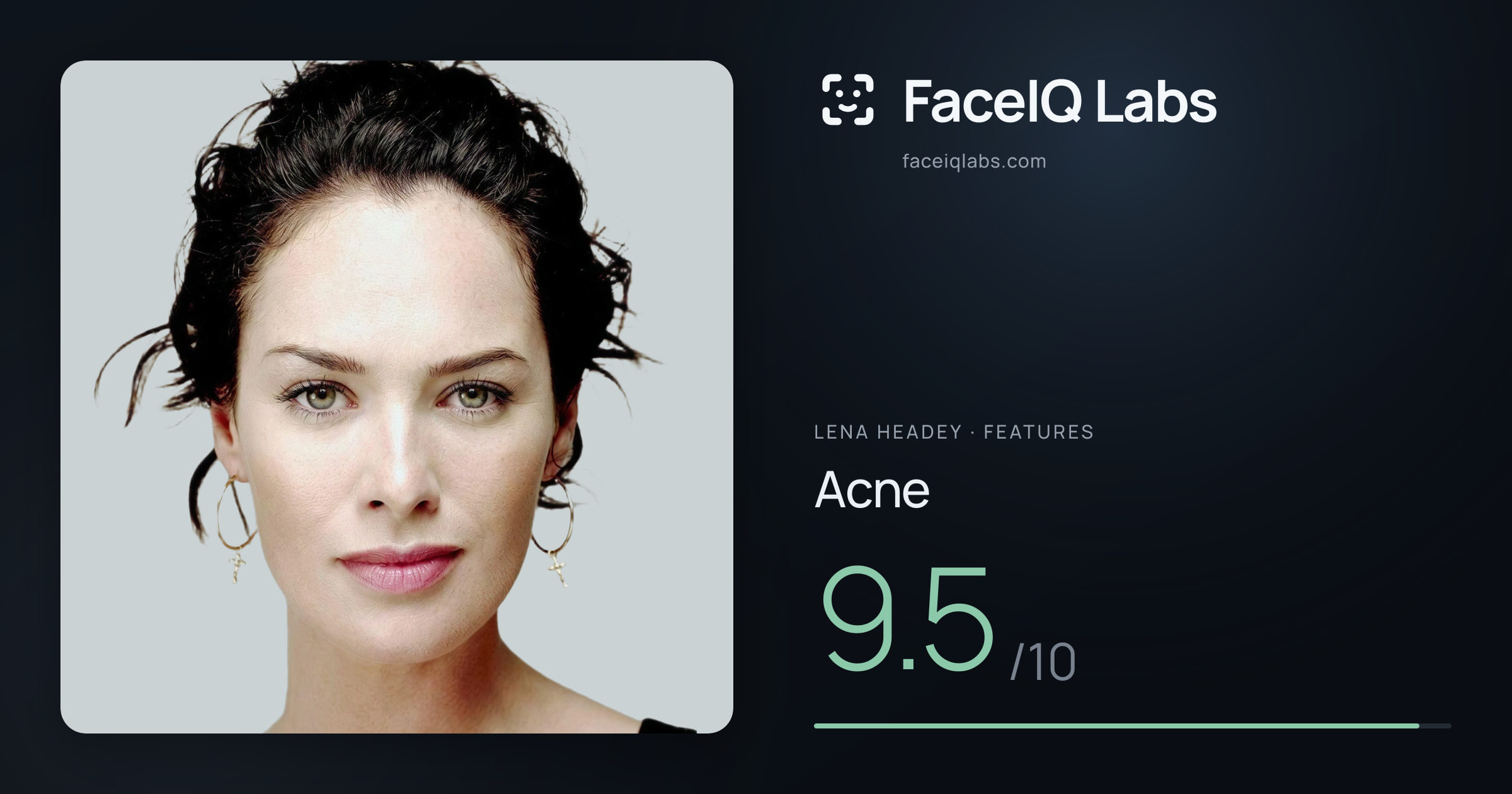 Lena Headey Acne: 9.5/10, drawn on the photo