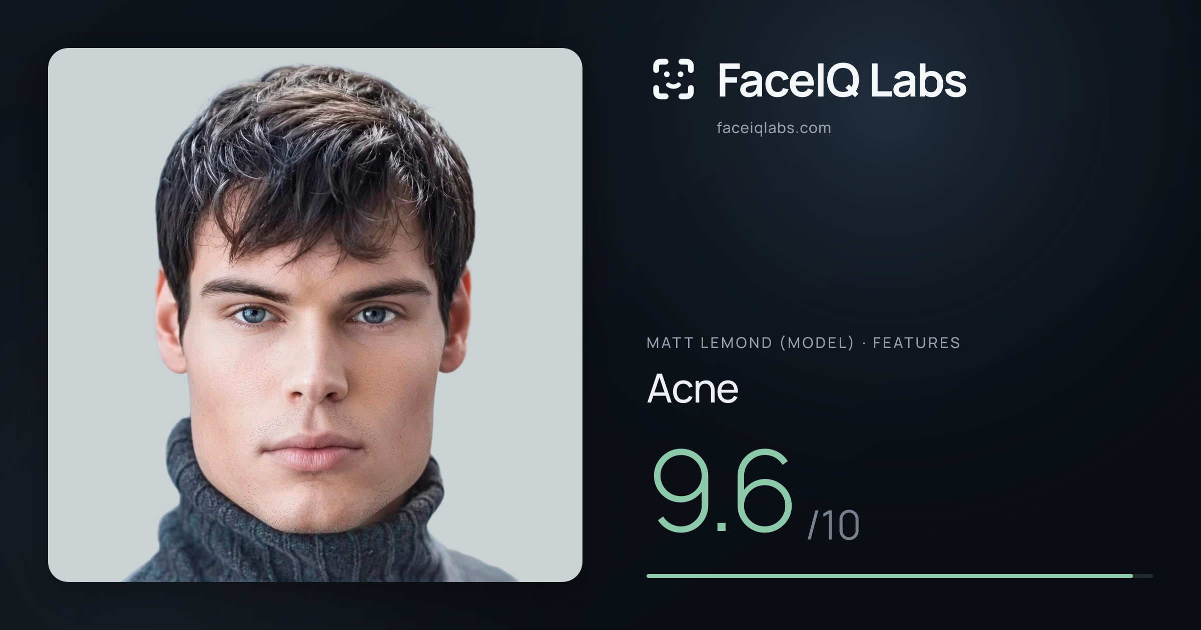 Matt Lemond (Model) Acne: 9.6/10, drawn on the photo