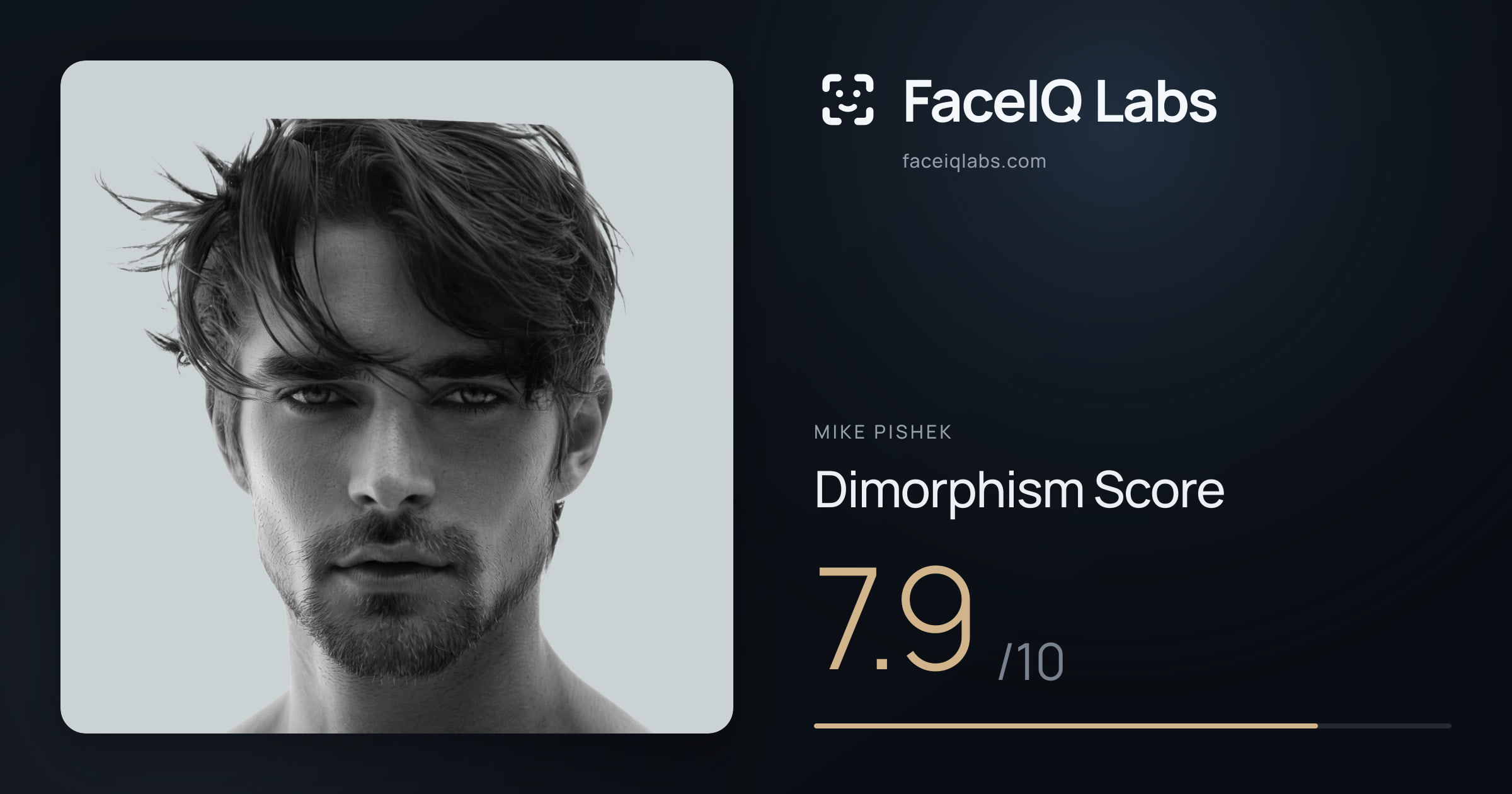 Mike Pishek Dimorphism: 7.9/10, with each assessment drawn on the photo