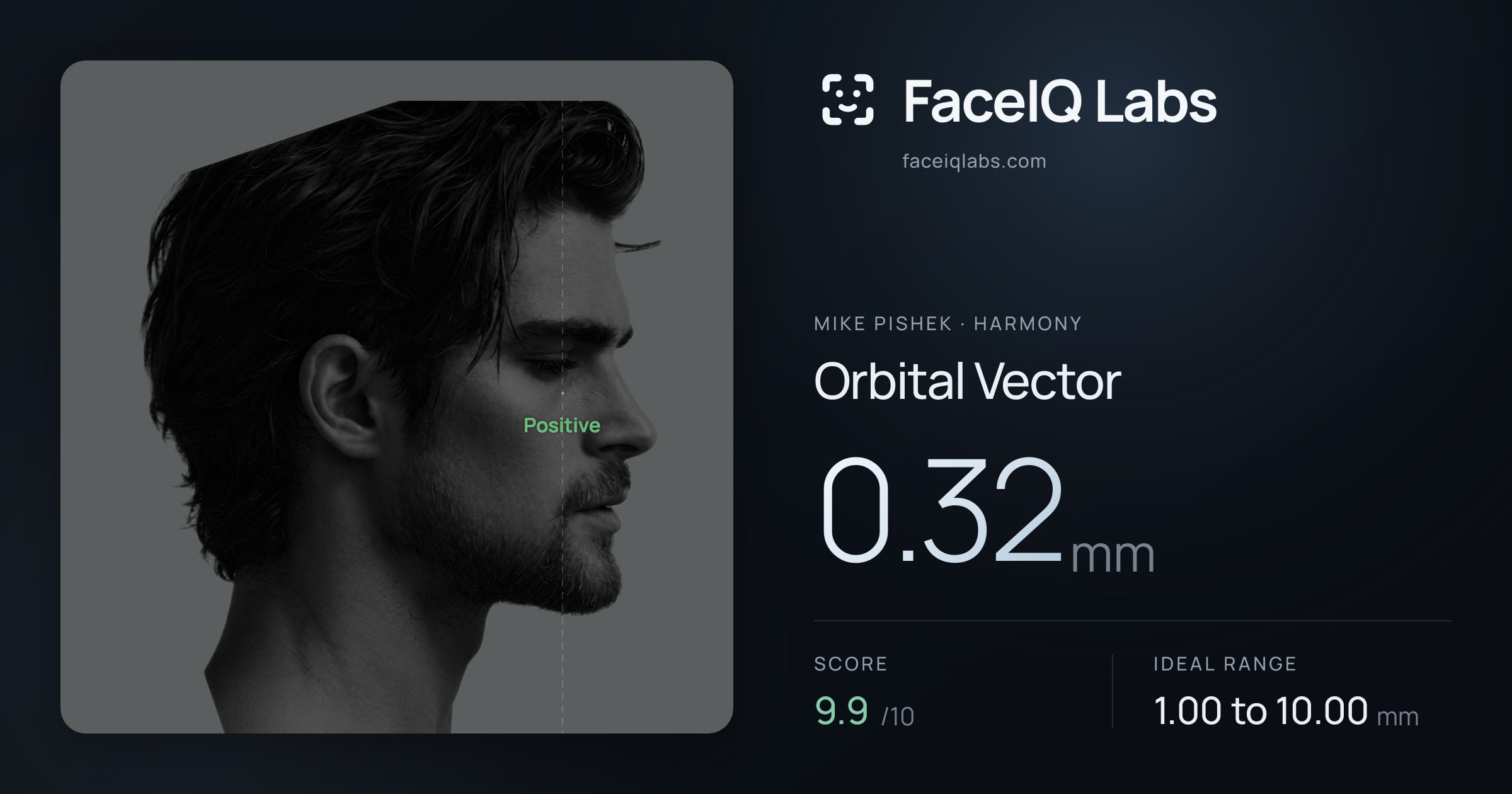 Mike Pishek Orbital Vector: 0.32mm, drawn on the photo