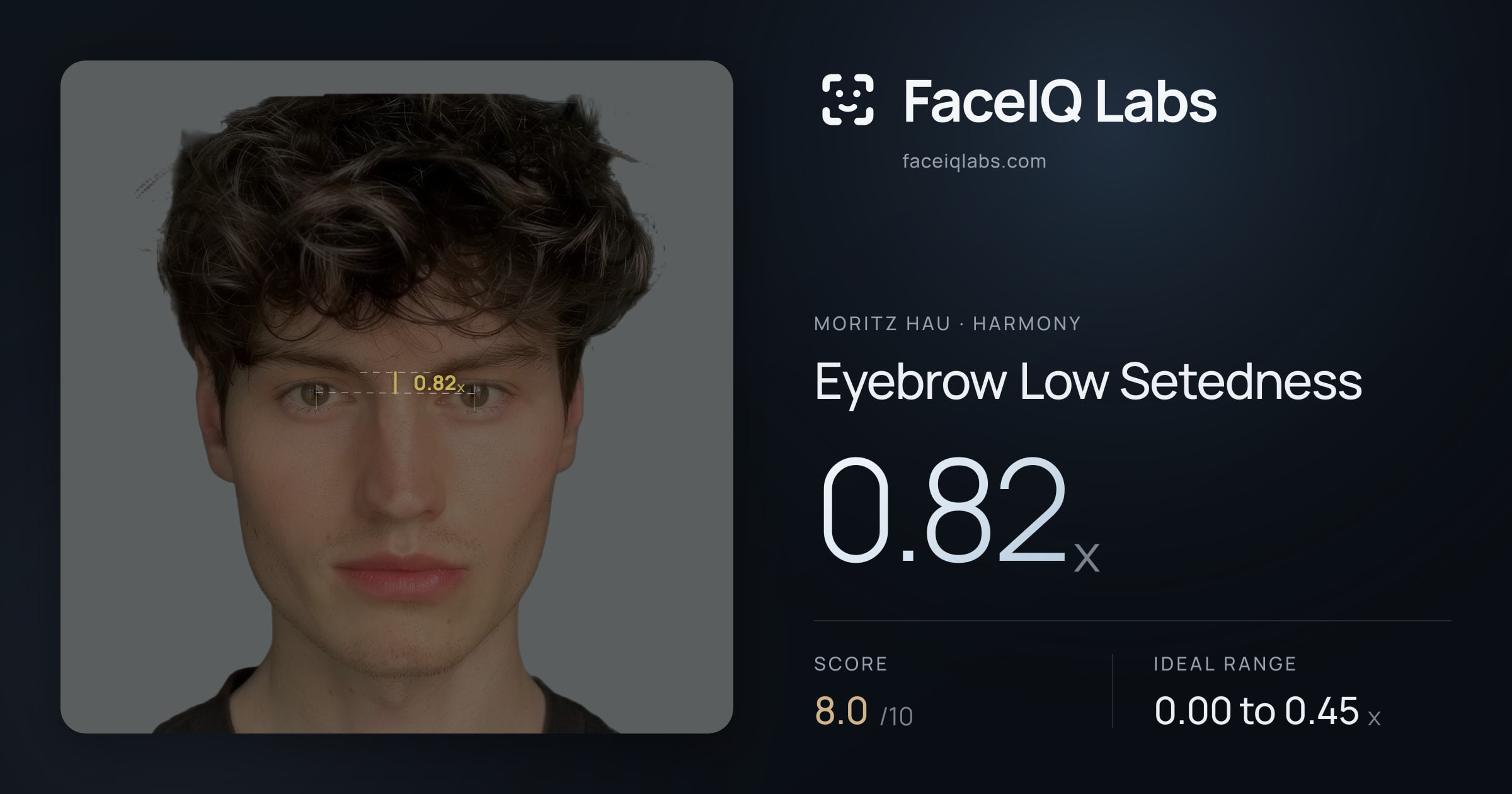 Moritz Hau Eyebrow Low Setedness: 0.82x, drawn on the photo