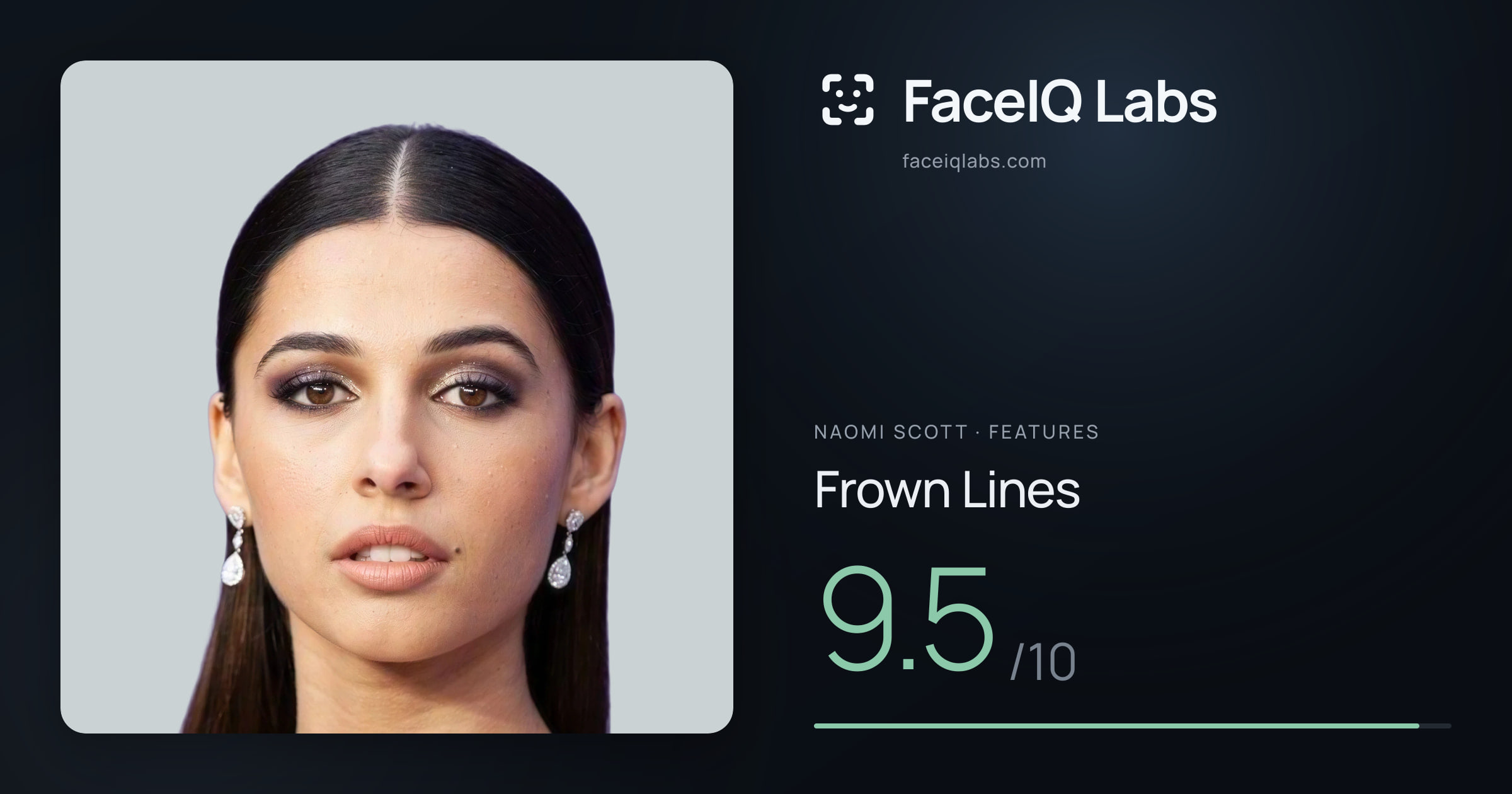 Naomi Scott Frown Lines: 9.5/10, drawn on the photo