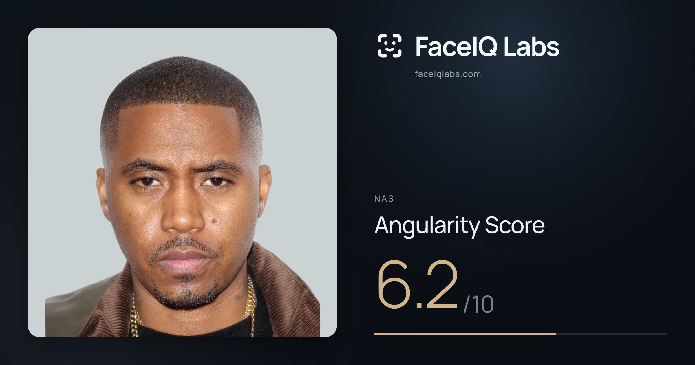 Nas Angularity: 6.2/10, with each assessment drawn on the photo